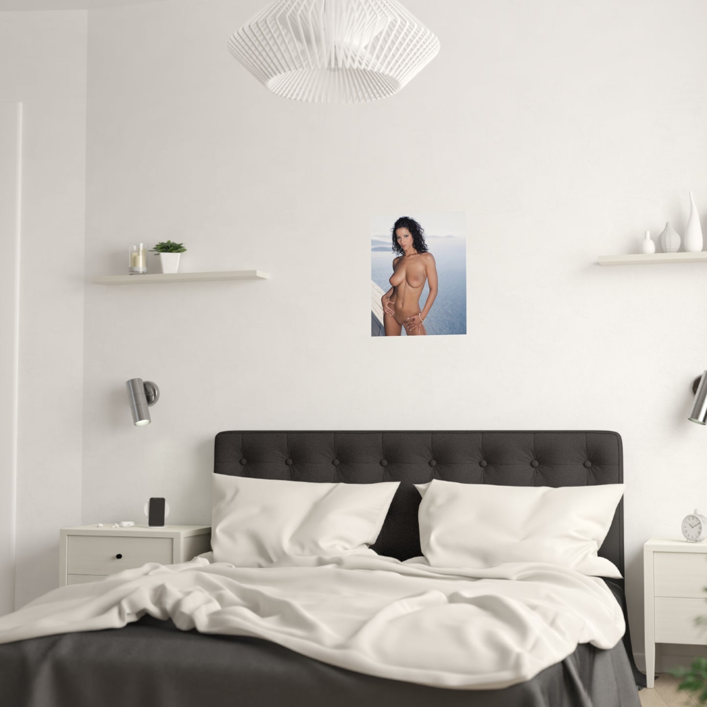 Satin Posters (210gsm) Angel Dark Nude