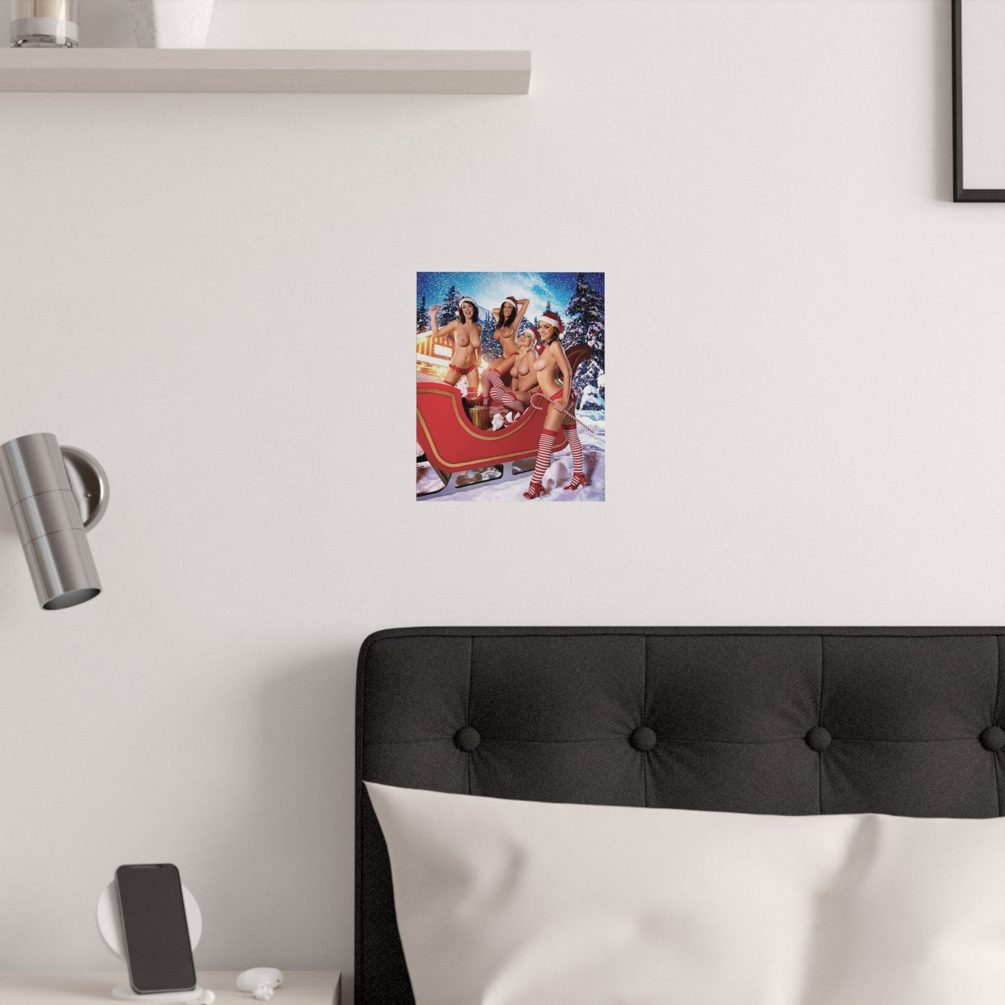 Satin Posters (210gsm) Pornstars Nude Christmas