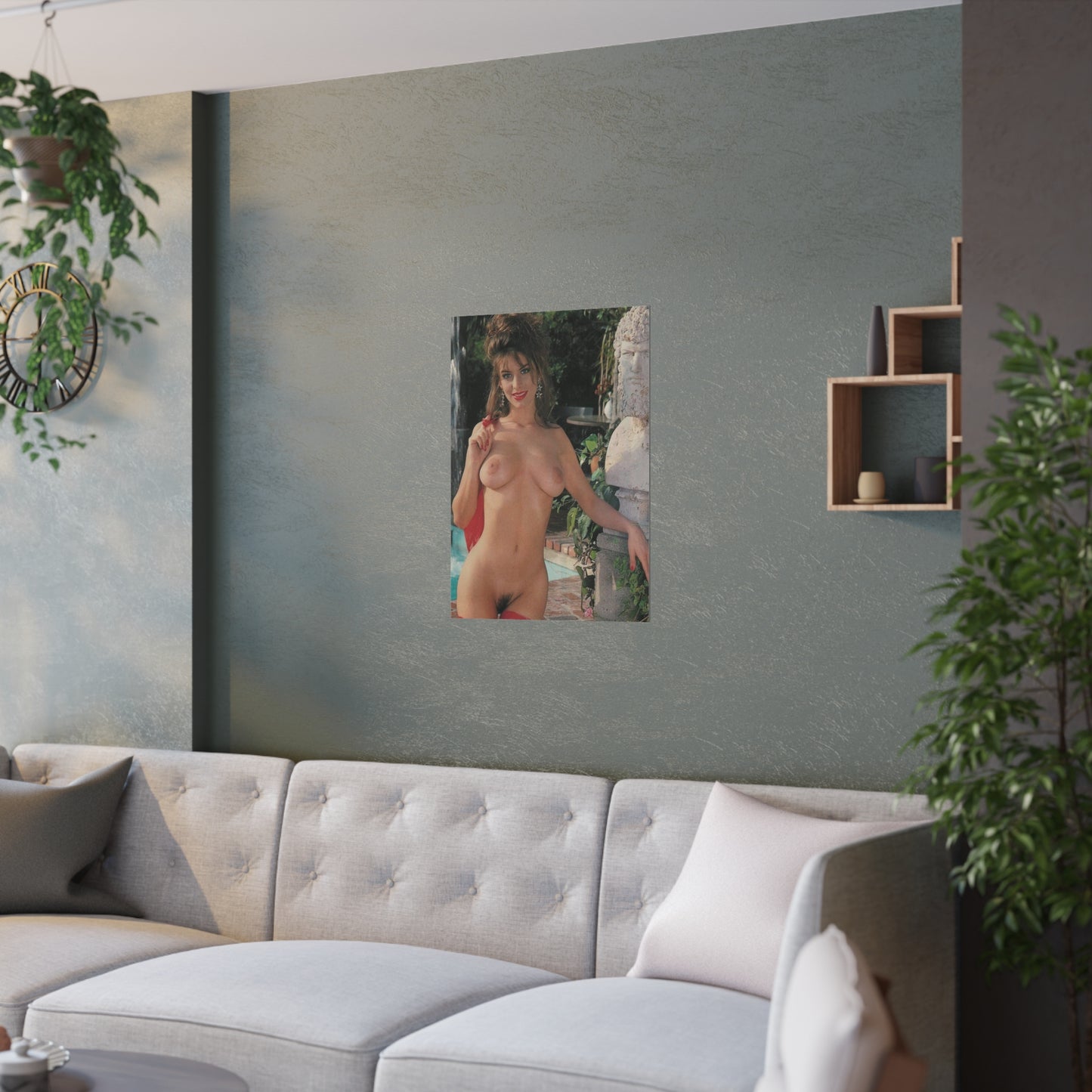 Satin Posters (210gsm) Retro Pornstar Nikki Dial