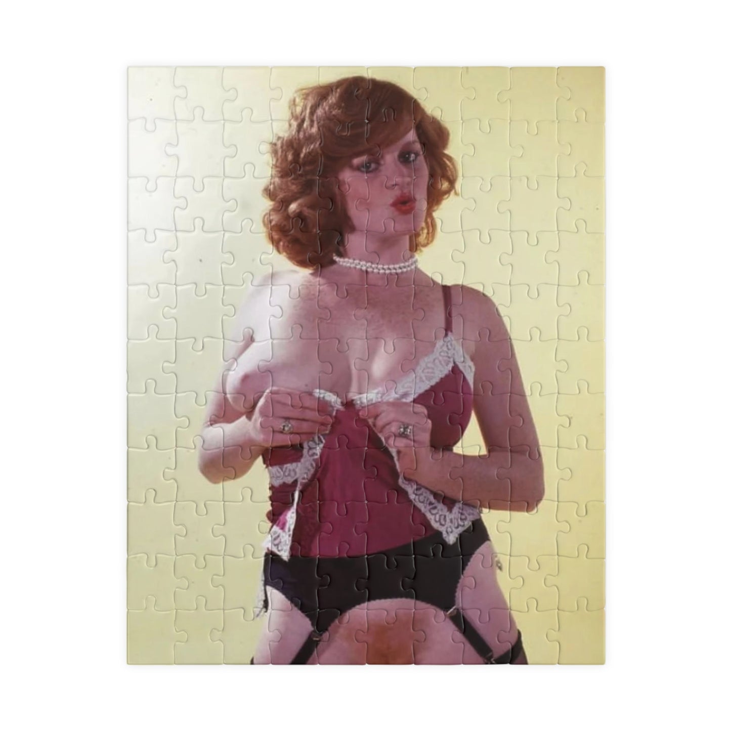 Puzzle (110, 252, 520, 1014-piece) Retro Pornstar Lisa De Leeuw Nude
