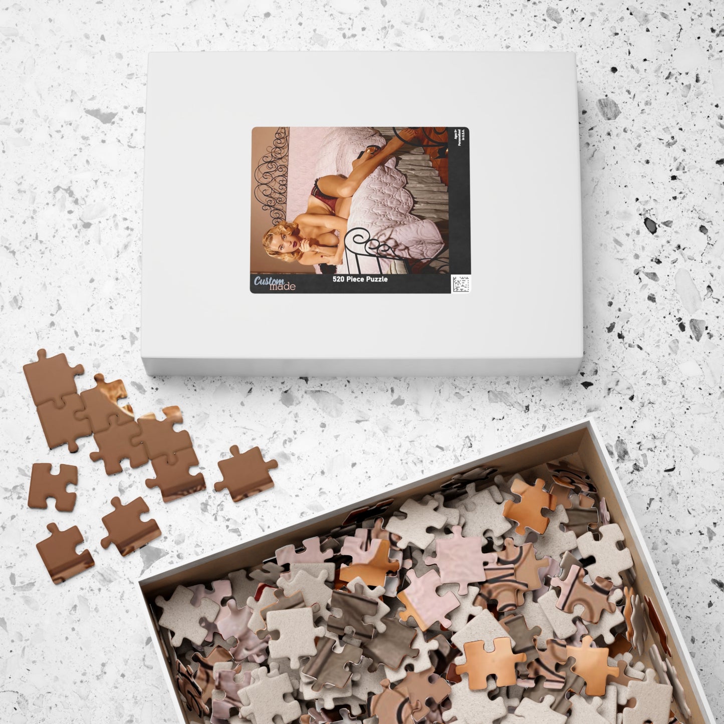 Puzzle (110, 252, 500, 1014-piece) Playmate 1955 Eve Meyer Nude