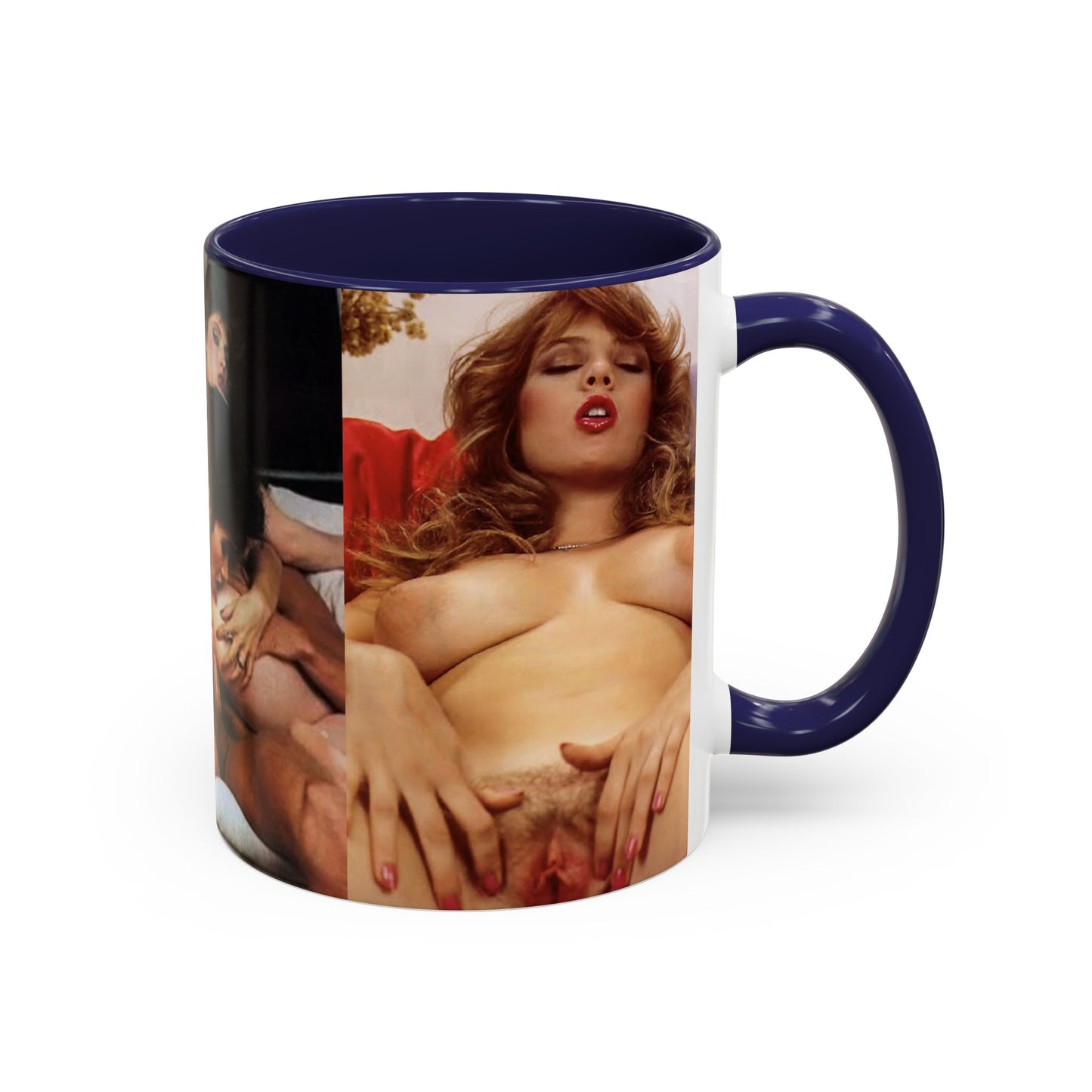 Accent Coffee Mug (11, 15oz) Traci Lords Nude Naked Fucking Retro