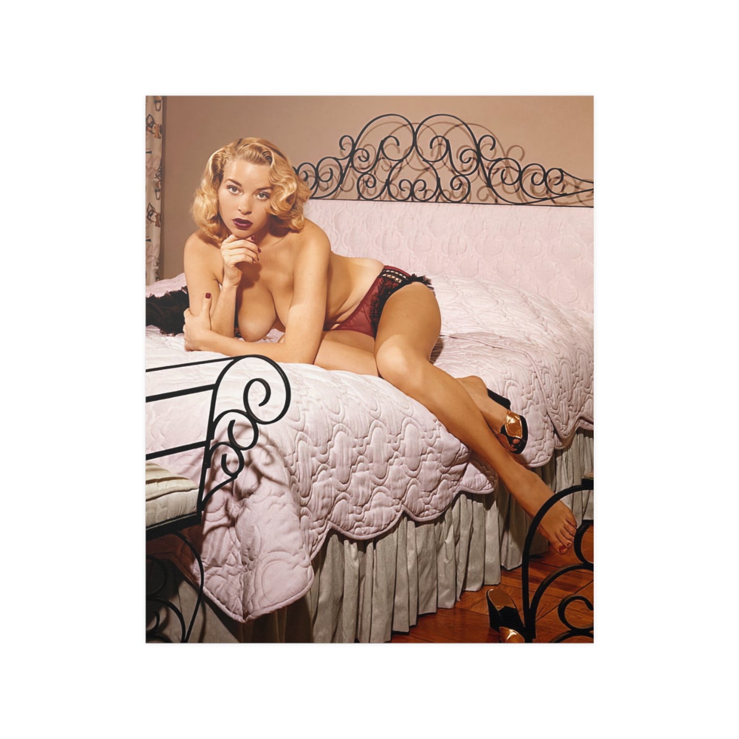Satin Posters (210gsm) Playmate 1955 Eve Meyer Nude