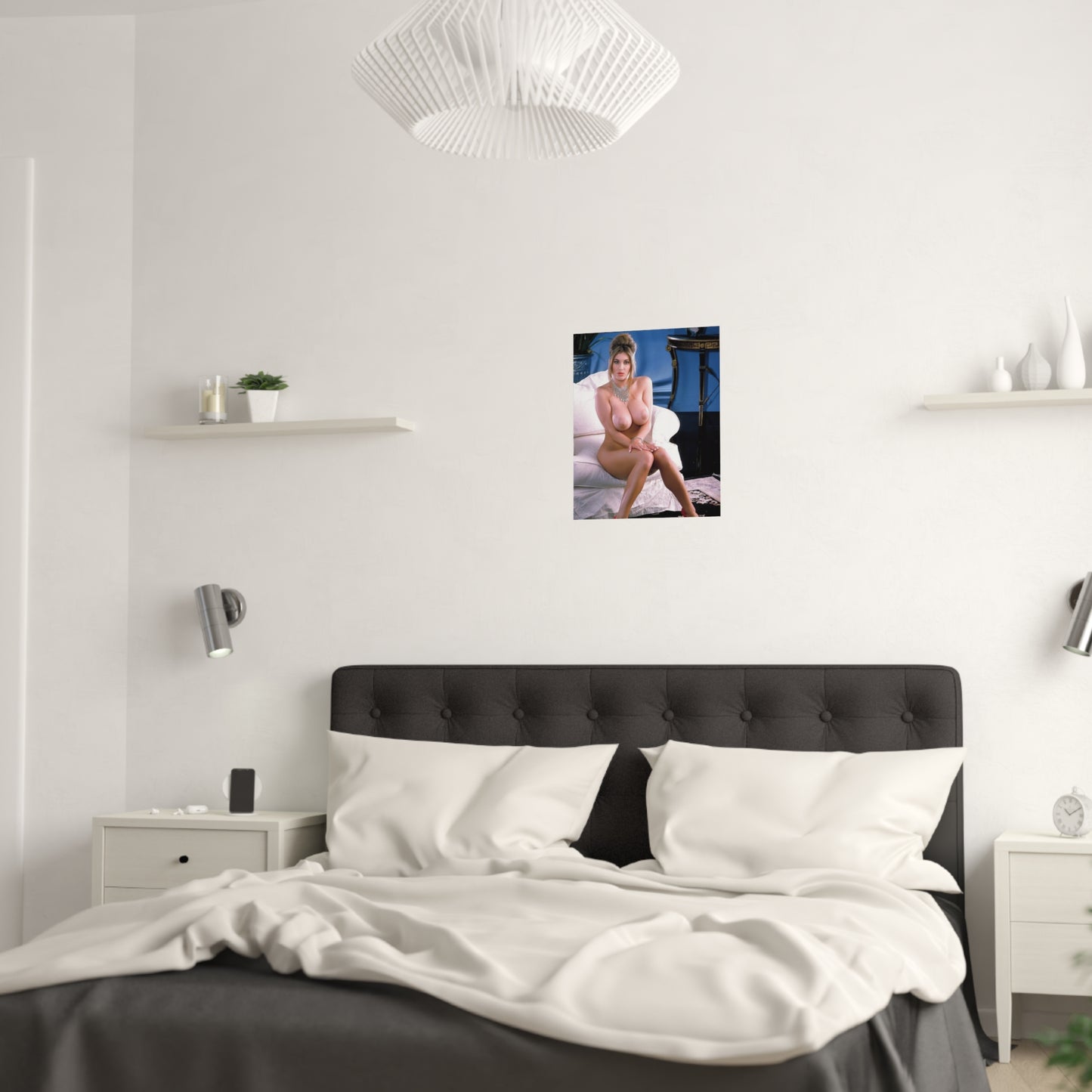 Satin Posters (210gsm) Retro Pornstar Celeste Nude