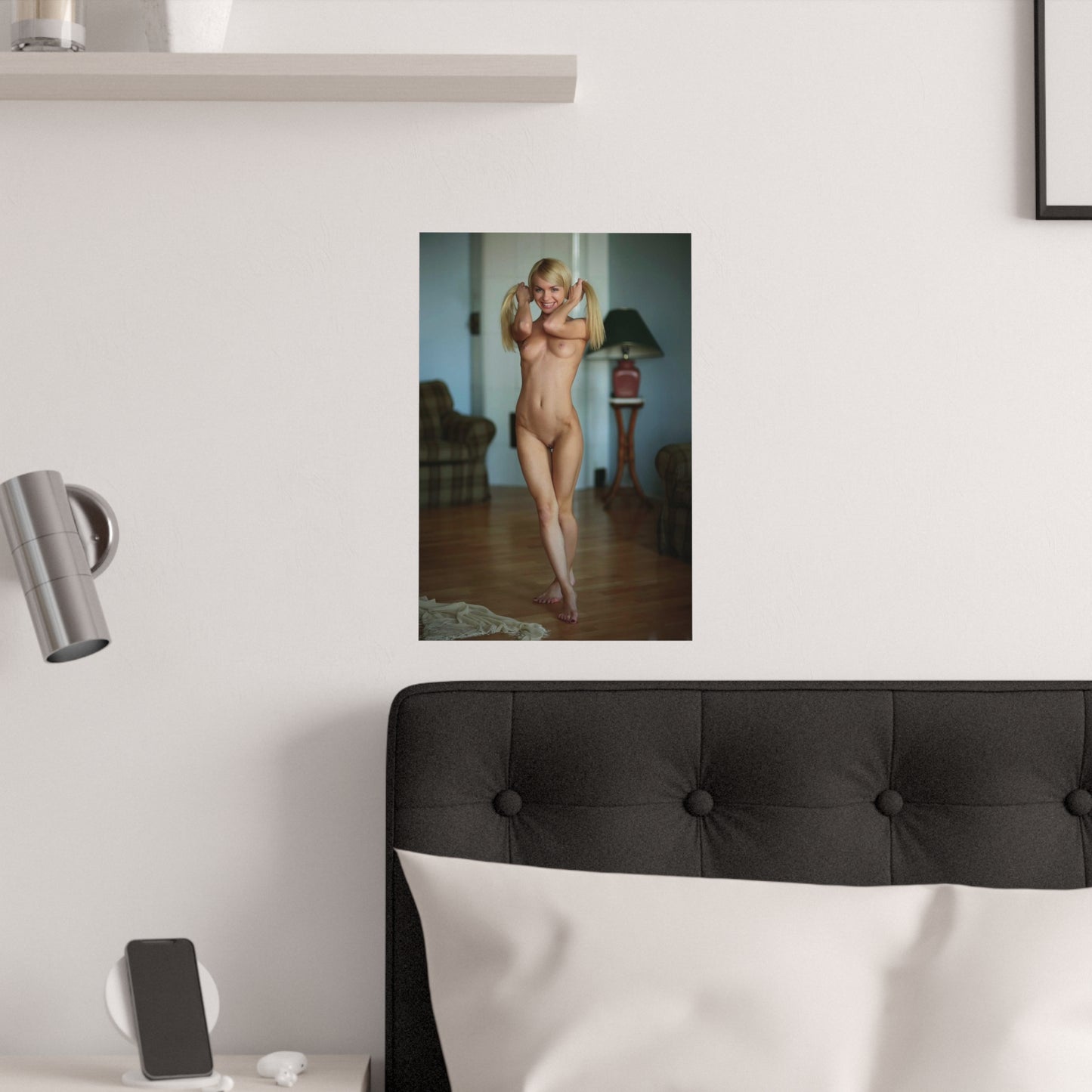 Satin Posters (210gsm) Sexy Nude Pigtails