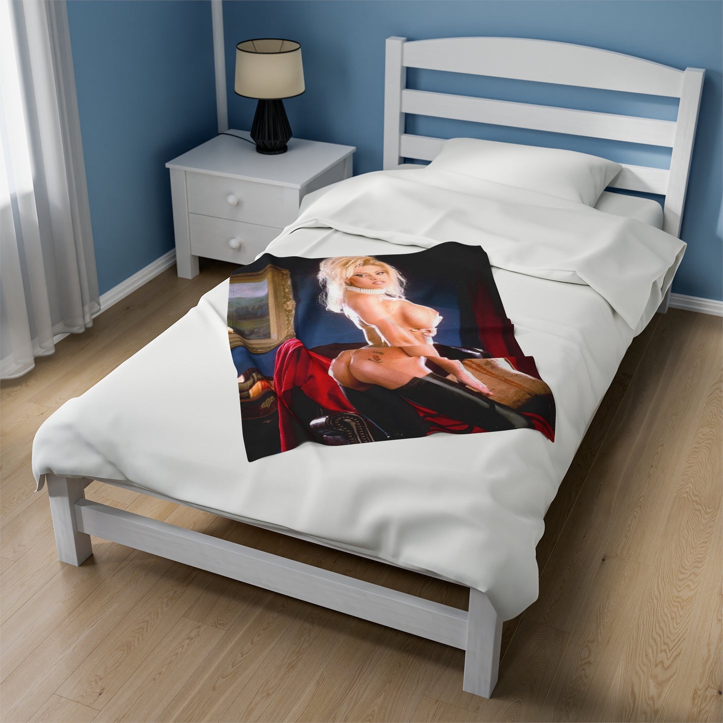 Velveteen Plush Blanket Pornstar Jenna Jameson Nude