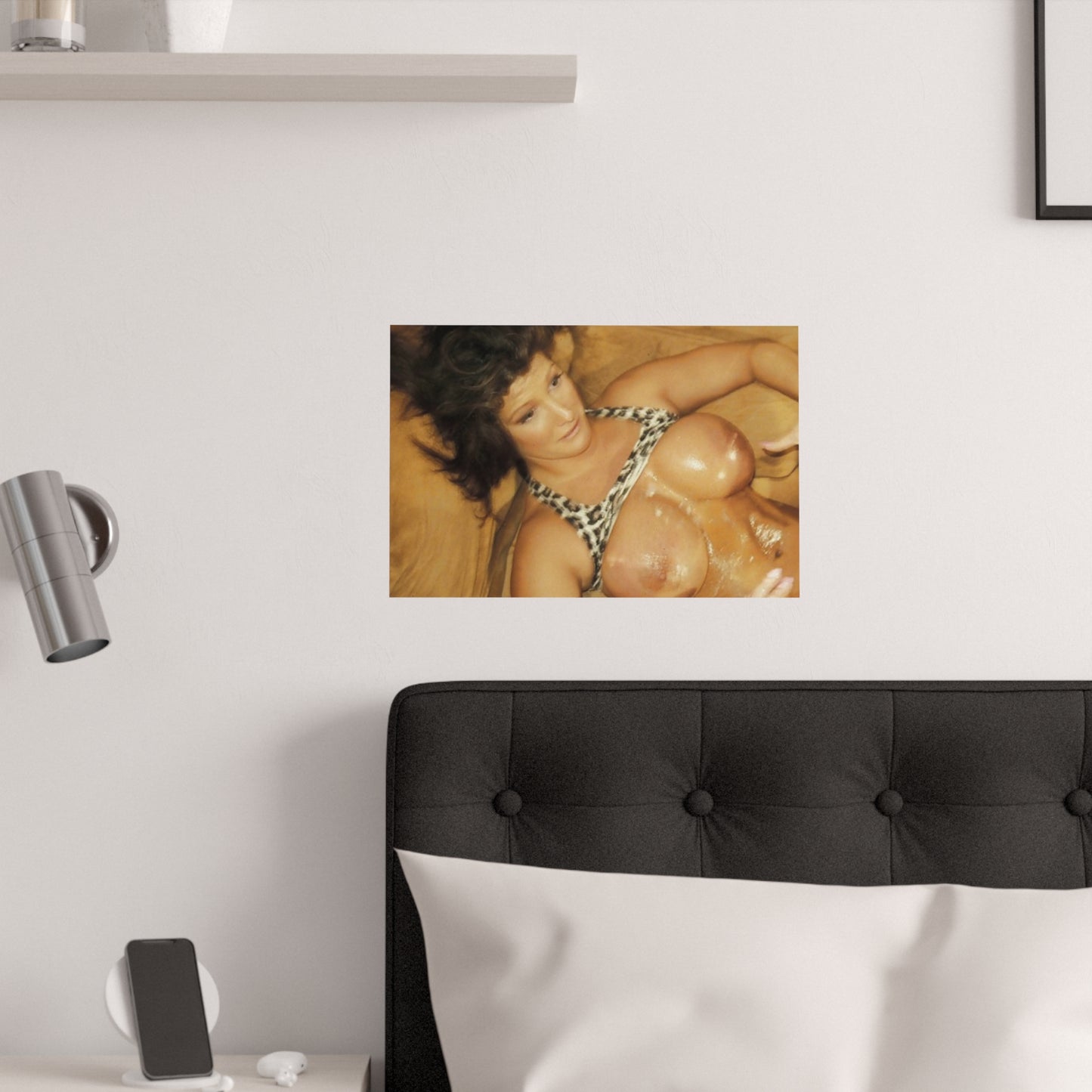 Satin Posters (210gsm) Retro Pornstar Holly Body Nude