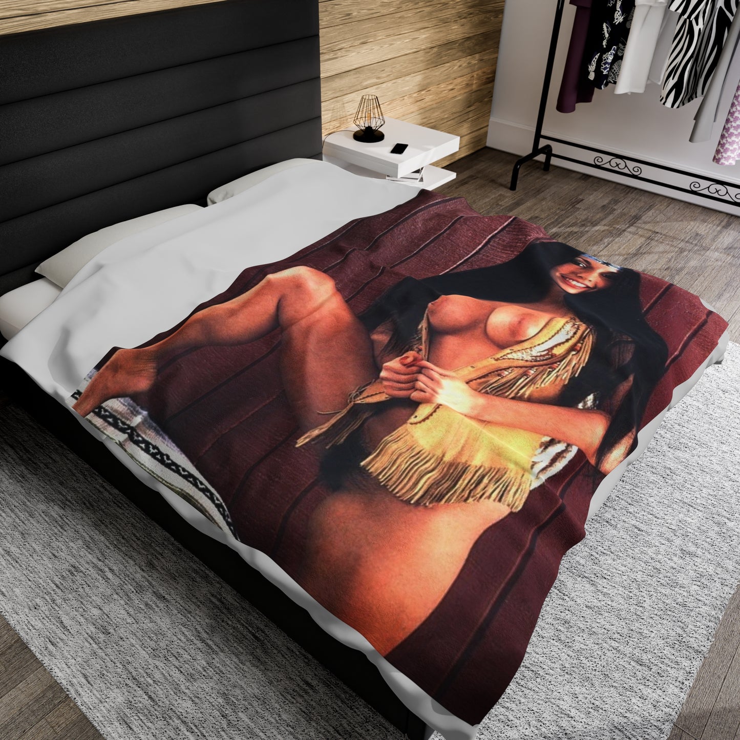 Velveteen Plush Blanket Porn Star Hyapatia Lee Nude