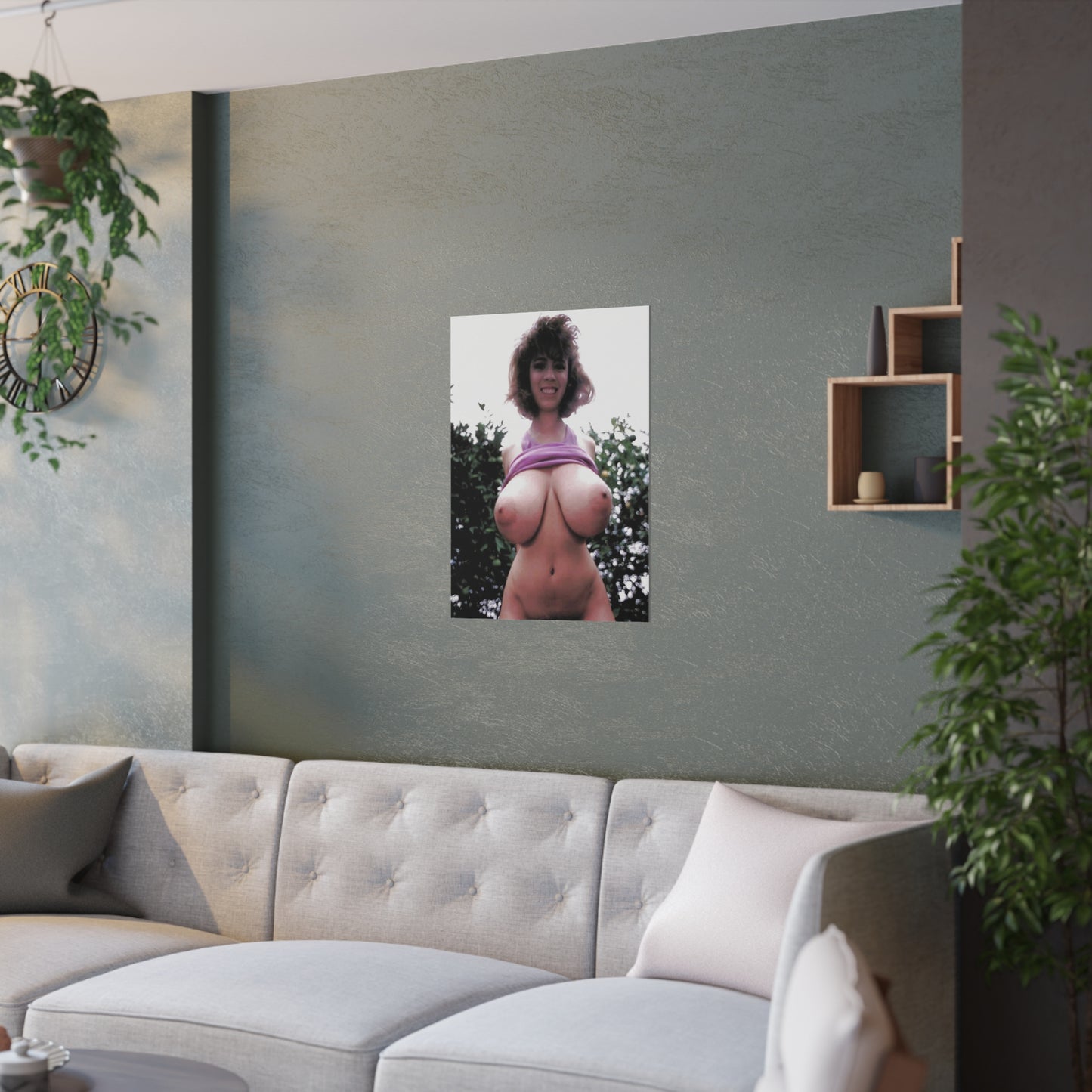 Satin Posters (210gsm) Retro Adult Star Christy Canyon Nude
