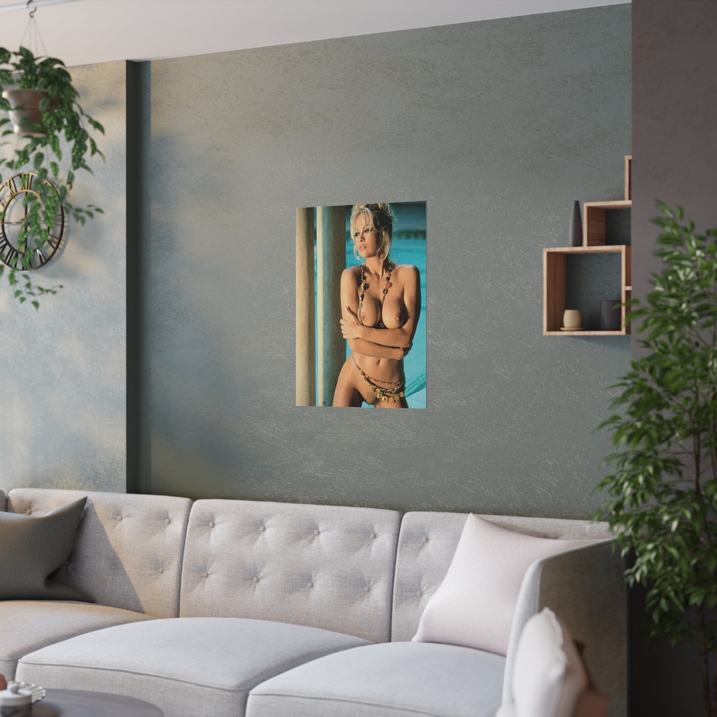 Satin Posters (210gsm) Pamela Anderson Nude #3