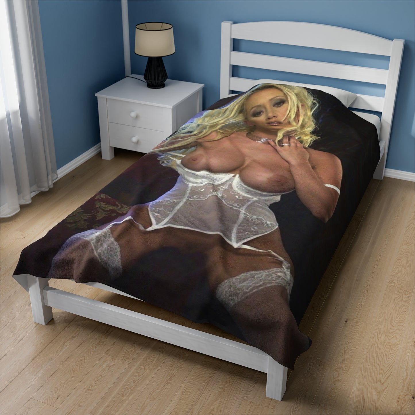 Velveteen Plush Blanket Pornstar Jenna Jameson Nude
