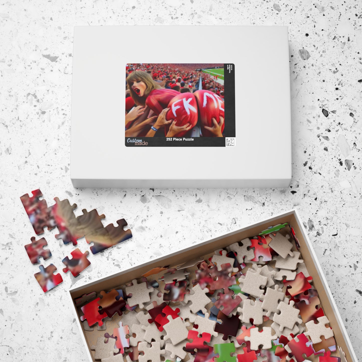 Puzzle (110, 252, 520, 1014-piece) Taylor Swift AI Nudes