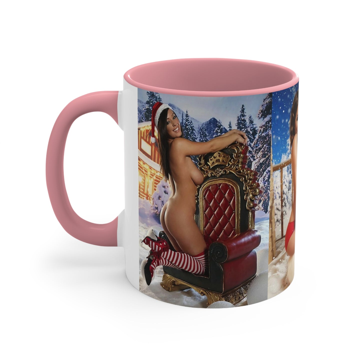 Accent Coffee Mug, 11oz Nude Christmas Pornstars