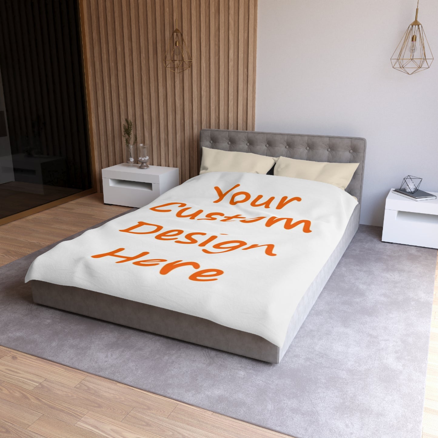 Microfiber Duvet Cover Custom Purchase & Message Artwork! No Limits!
