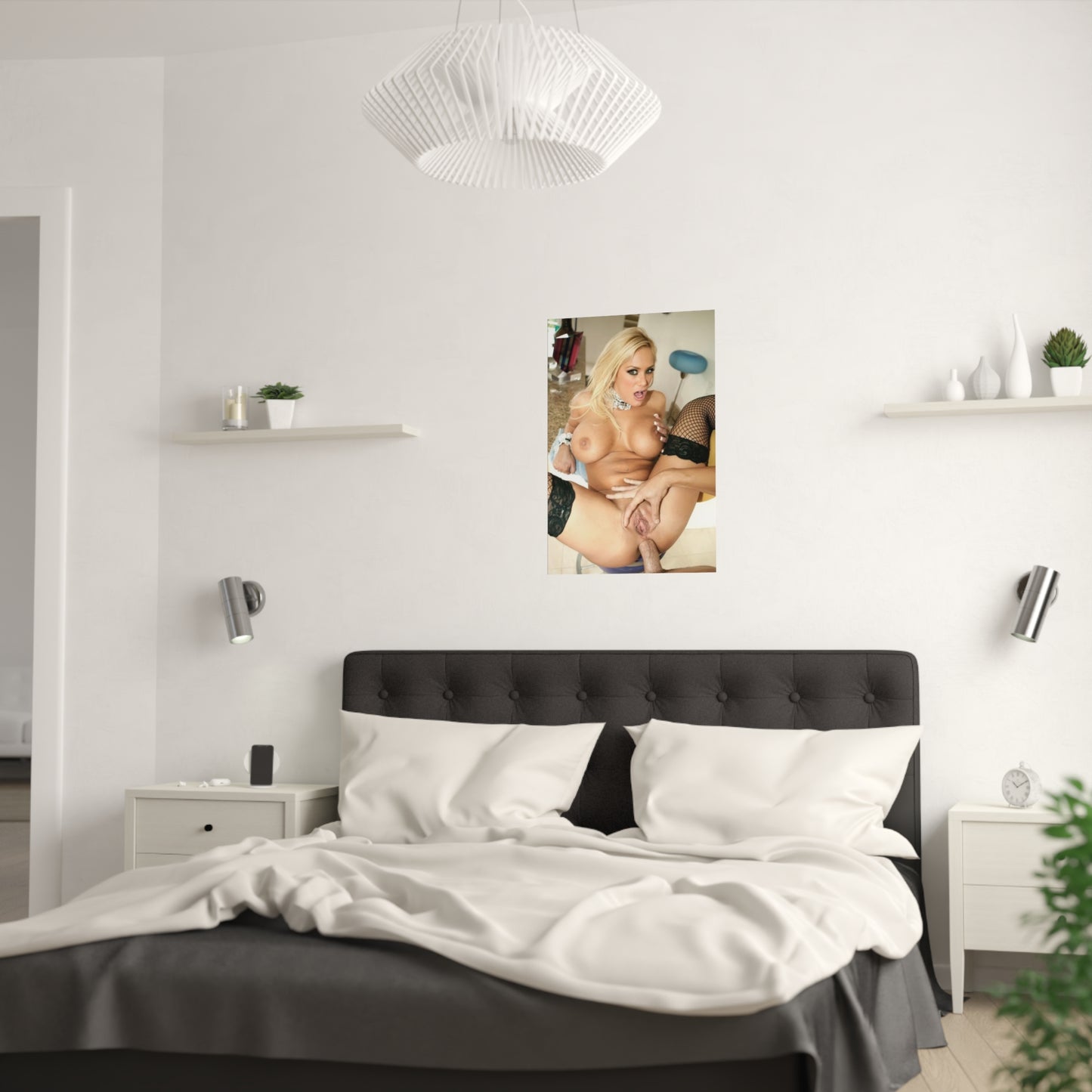 Poster Print Shyla Stylez Pornstar POV Nude - Satin Posters