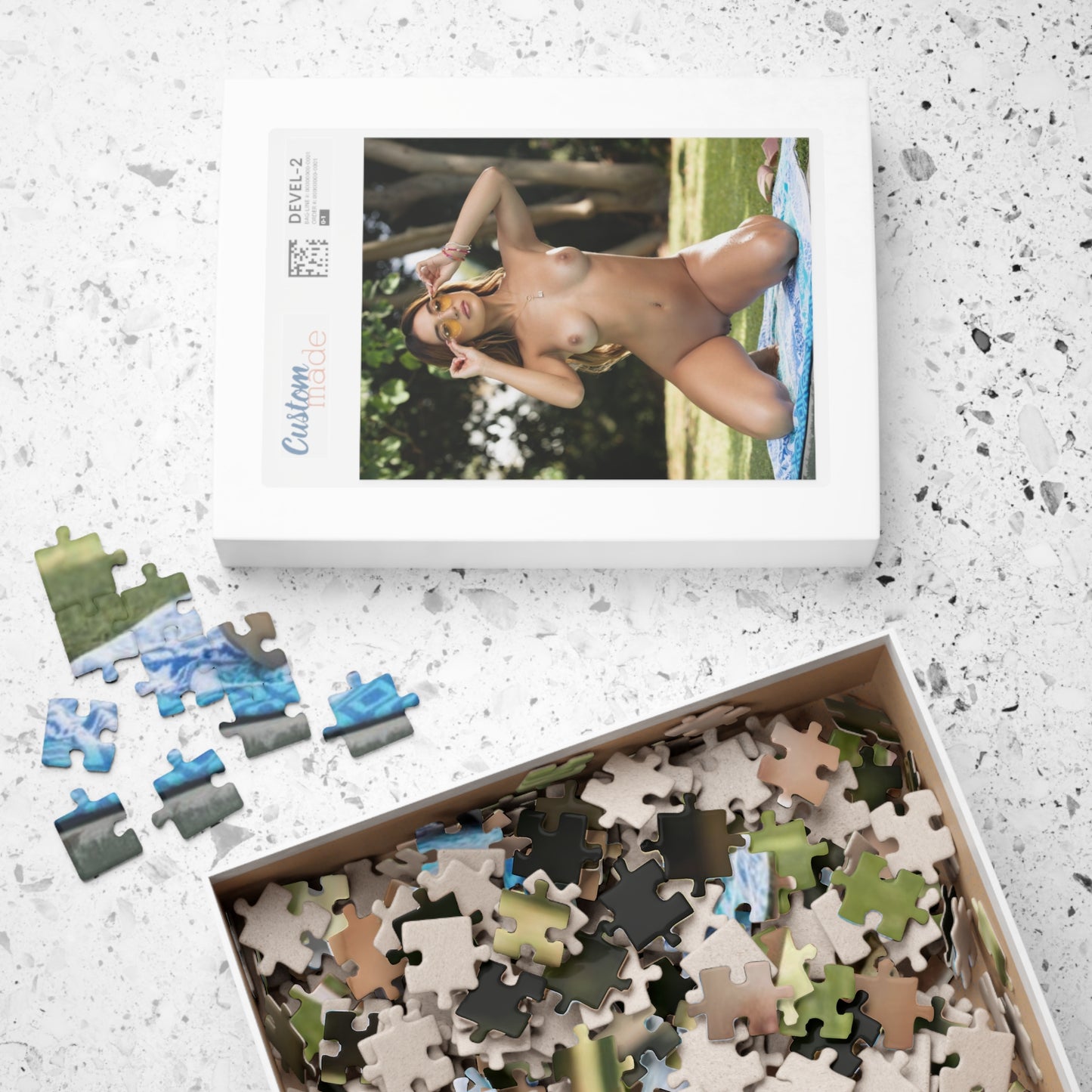 Puzzle (110, 252, 500, 1014-piece) Penthouse Pet February 2023 Mia Huffman