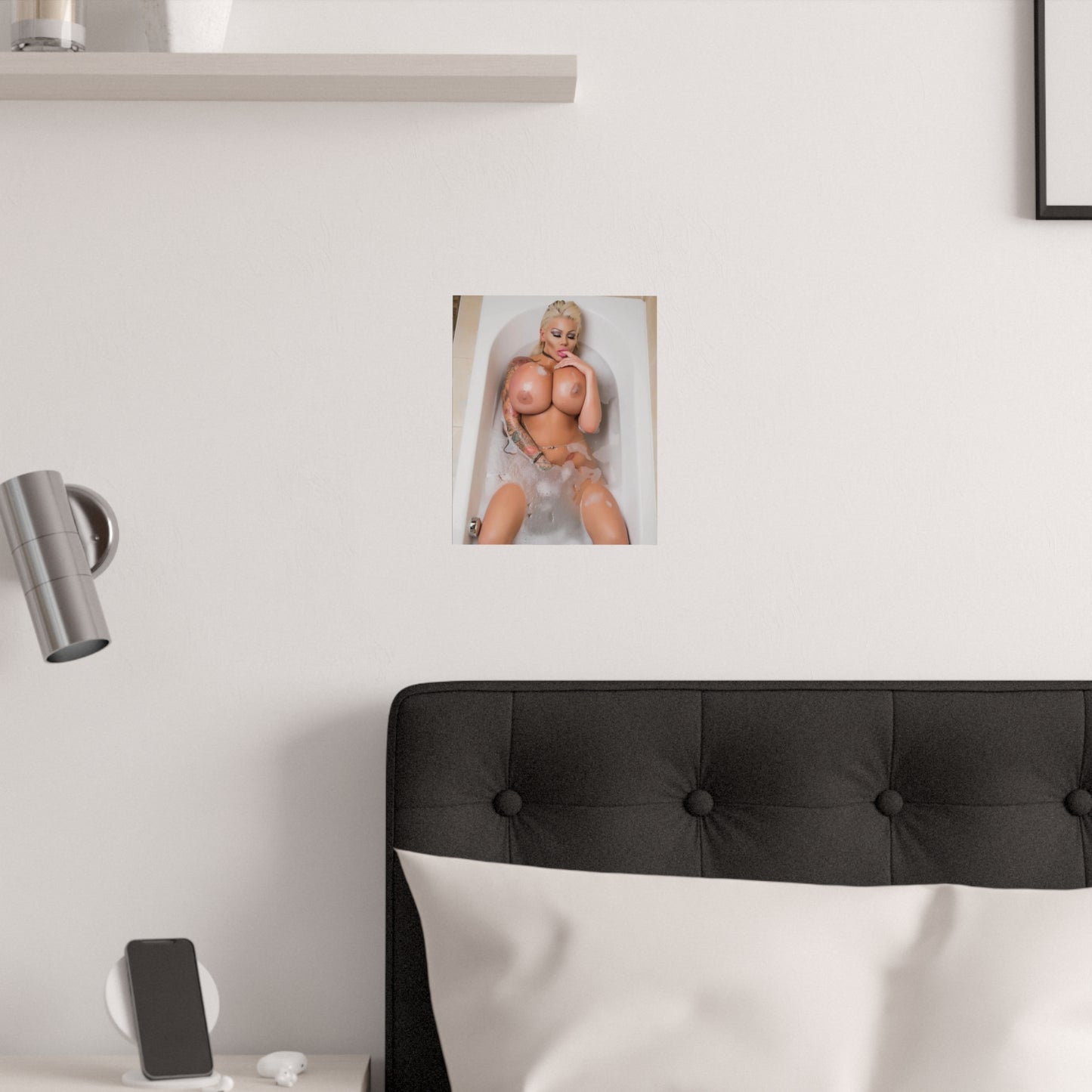 Satin Posters (210gsm) Busty Candy Charms Nude