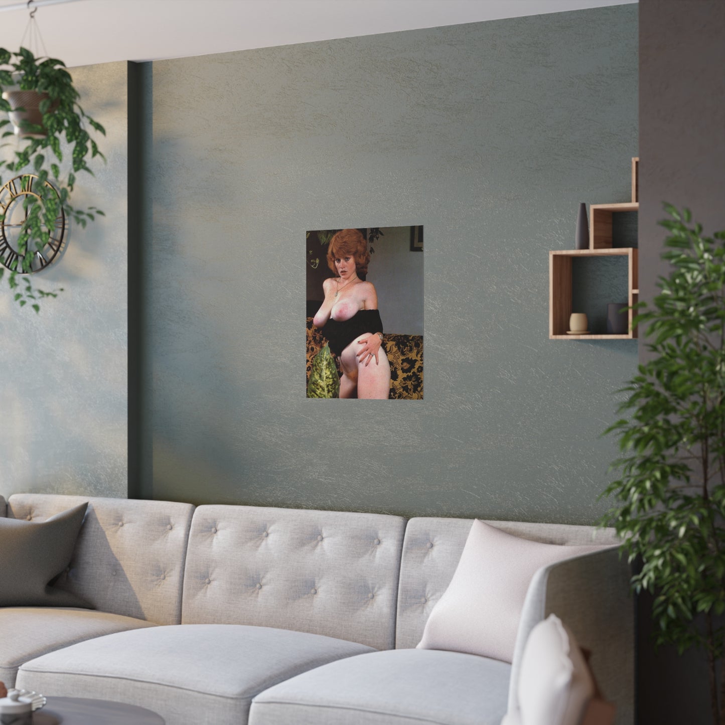 Satin Posters (210gsm) Retro Pornstar Lisa De Leeuw Nude