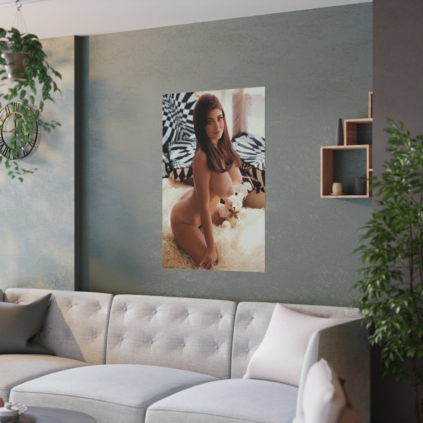 Satin Posters (210gsm) Playboy Playmate Cynthia Myers Nude