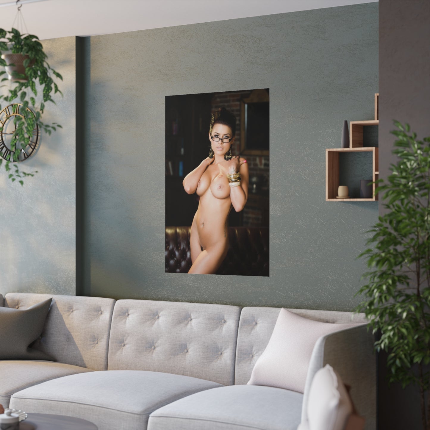 Satin Posters (210gsm) Penthouse Pet June 2010 Eva Angelina