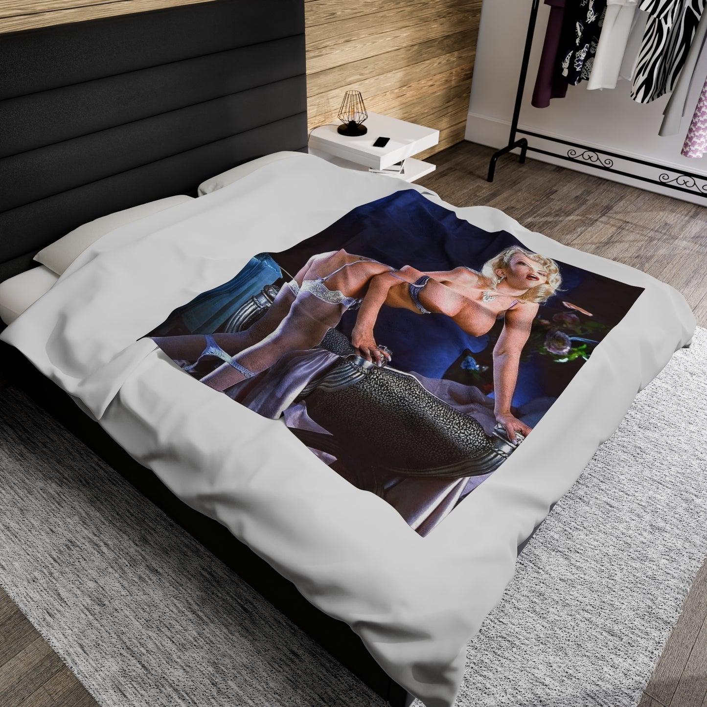 Velveteen Plush Blanket Pornstar Jenna Jameson Nude