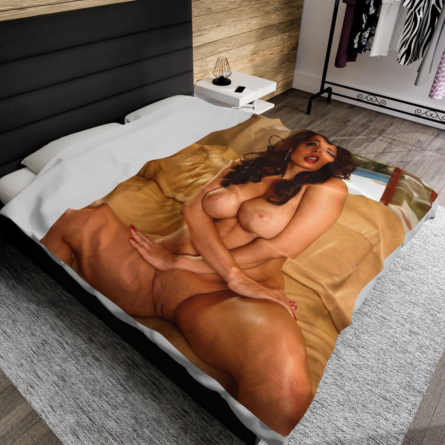 Velveteen Plush Blanket Porn Star Tera Patrick Nude