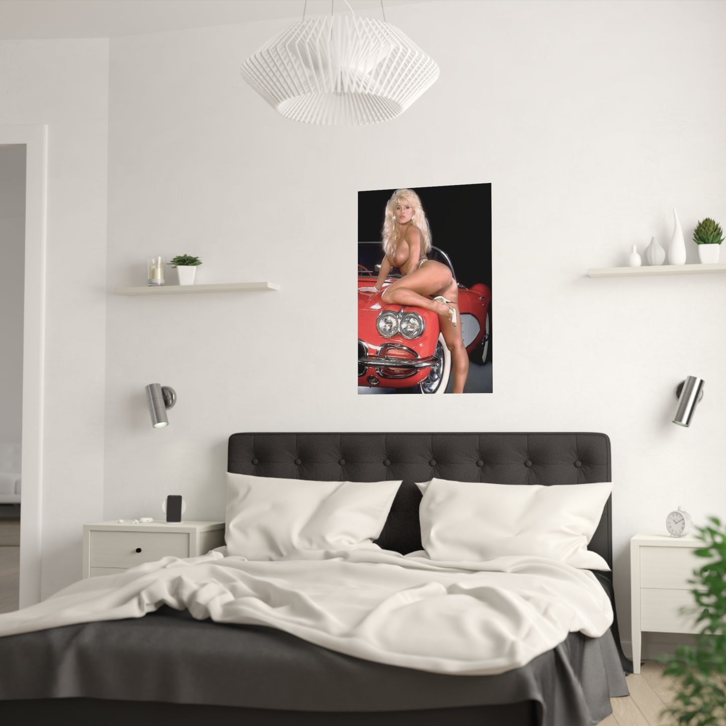 Satin Posters (210gsm) Retro 1980s Porn Star Amber Lynn