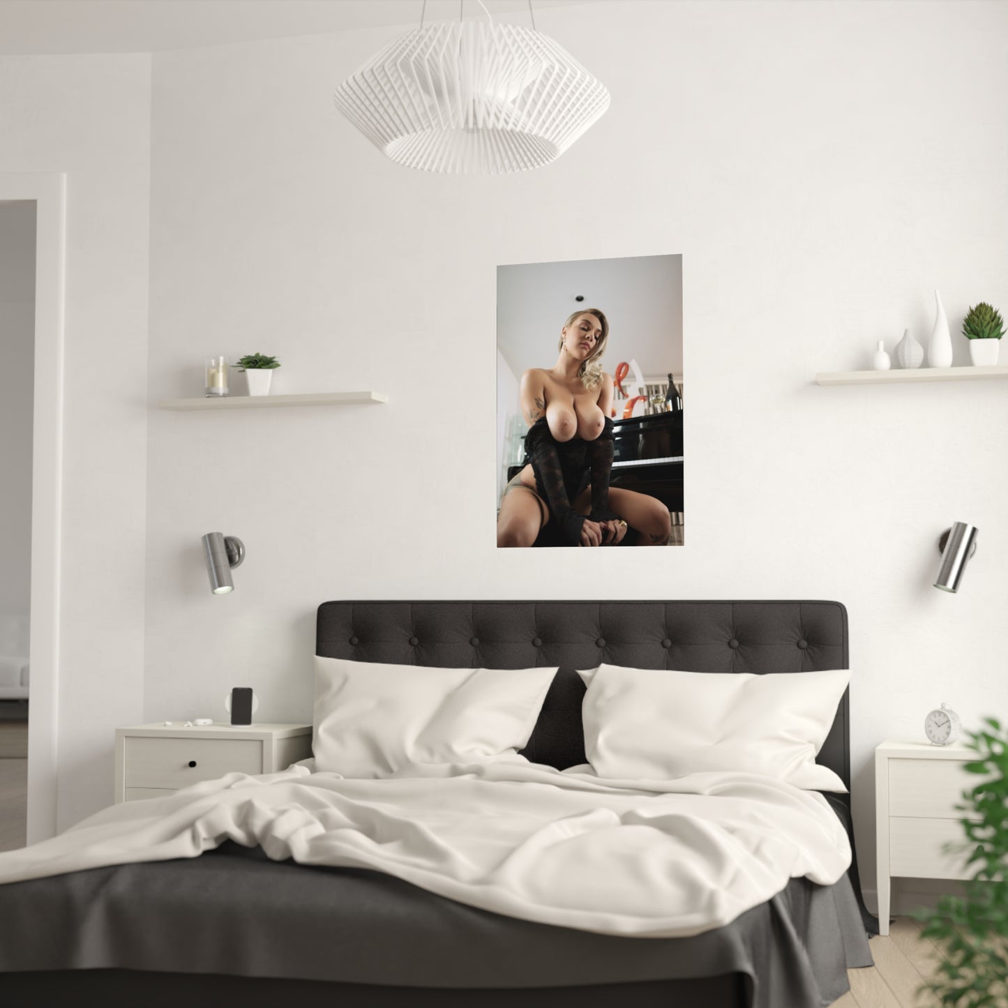 Satin Posters (210gsm) Pet Gabbie Carter Nude