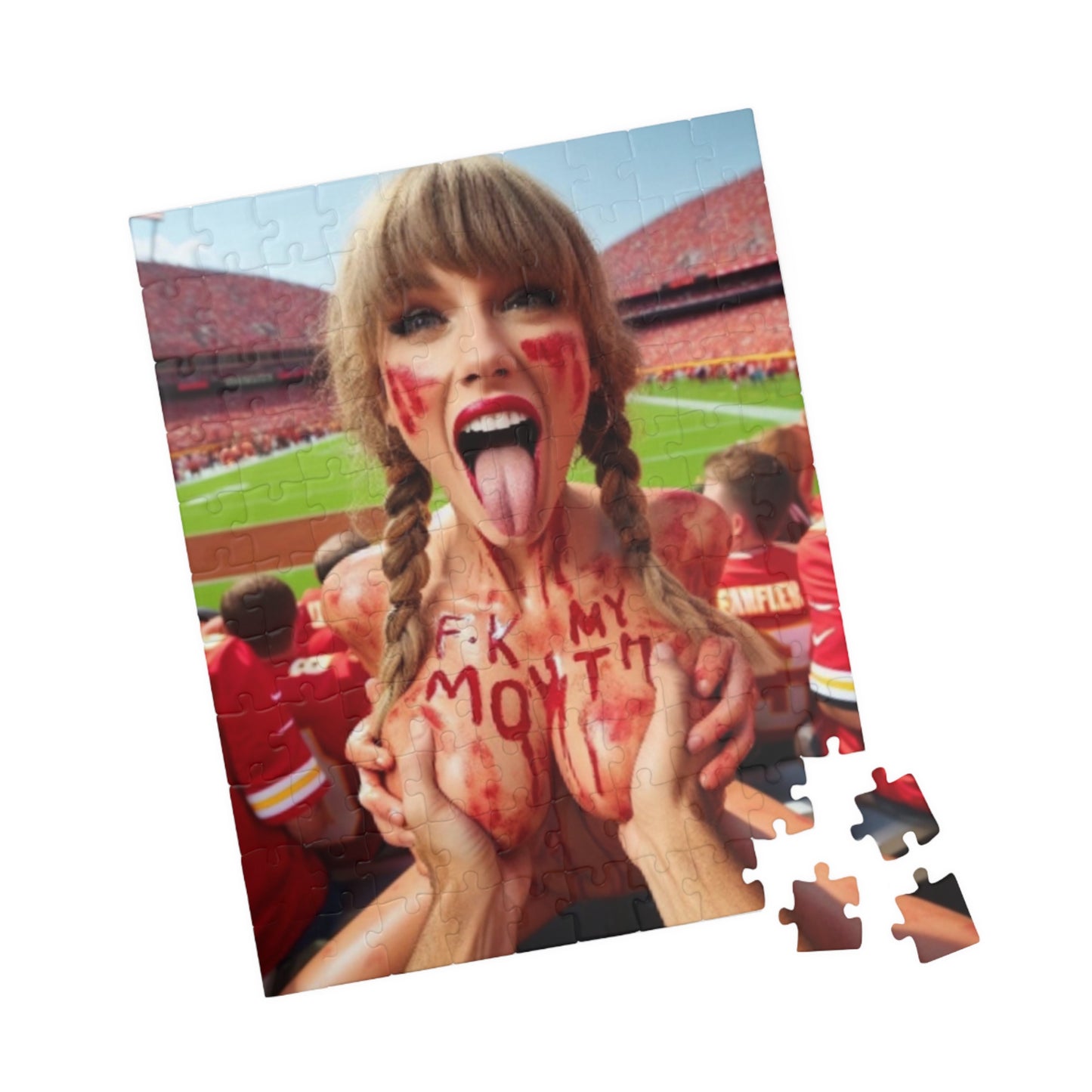 Puzzle (110, 252, 520, 1014-piece) Taylor Swift AI Nudes