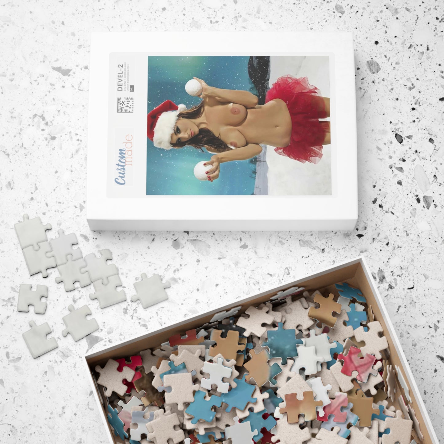 Puzzle (110, 252, 500, 1014-piece) Christmas Pornstars Nude