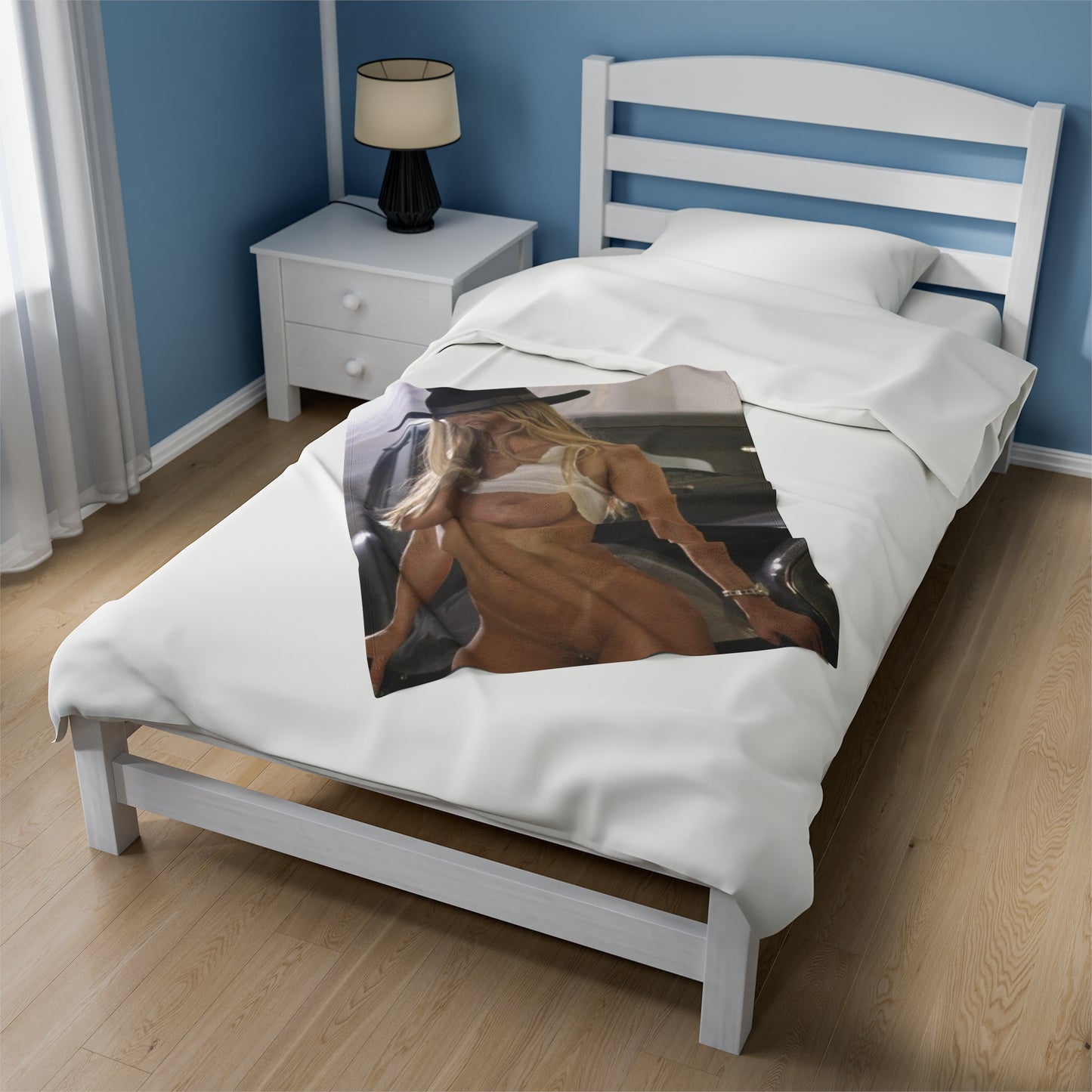 Velveteen Plush Blanket Pornstar Jenna Jameson Nude