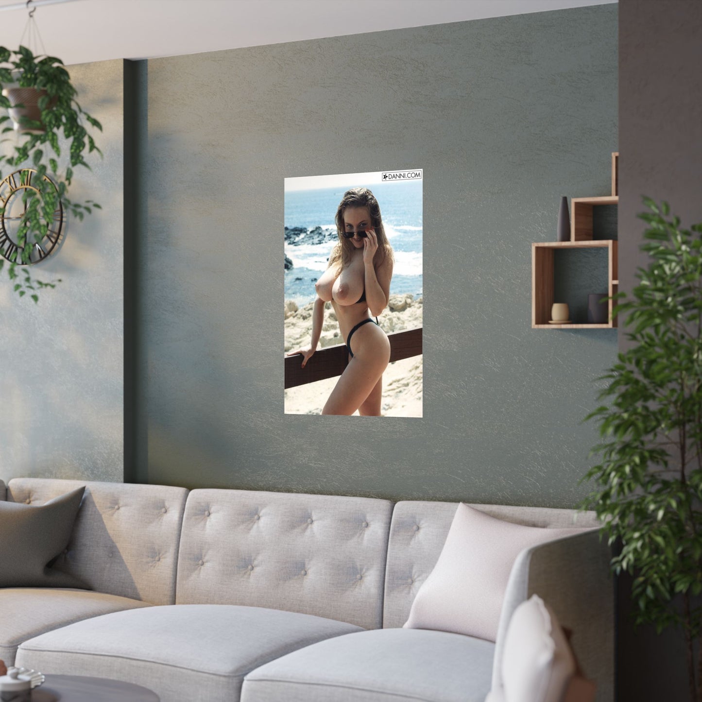 Satin Posters (210gsm) Danni Ashe Nude