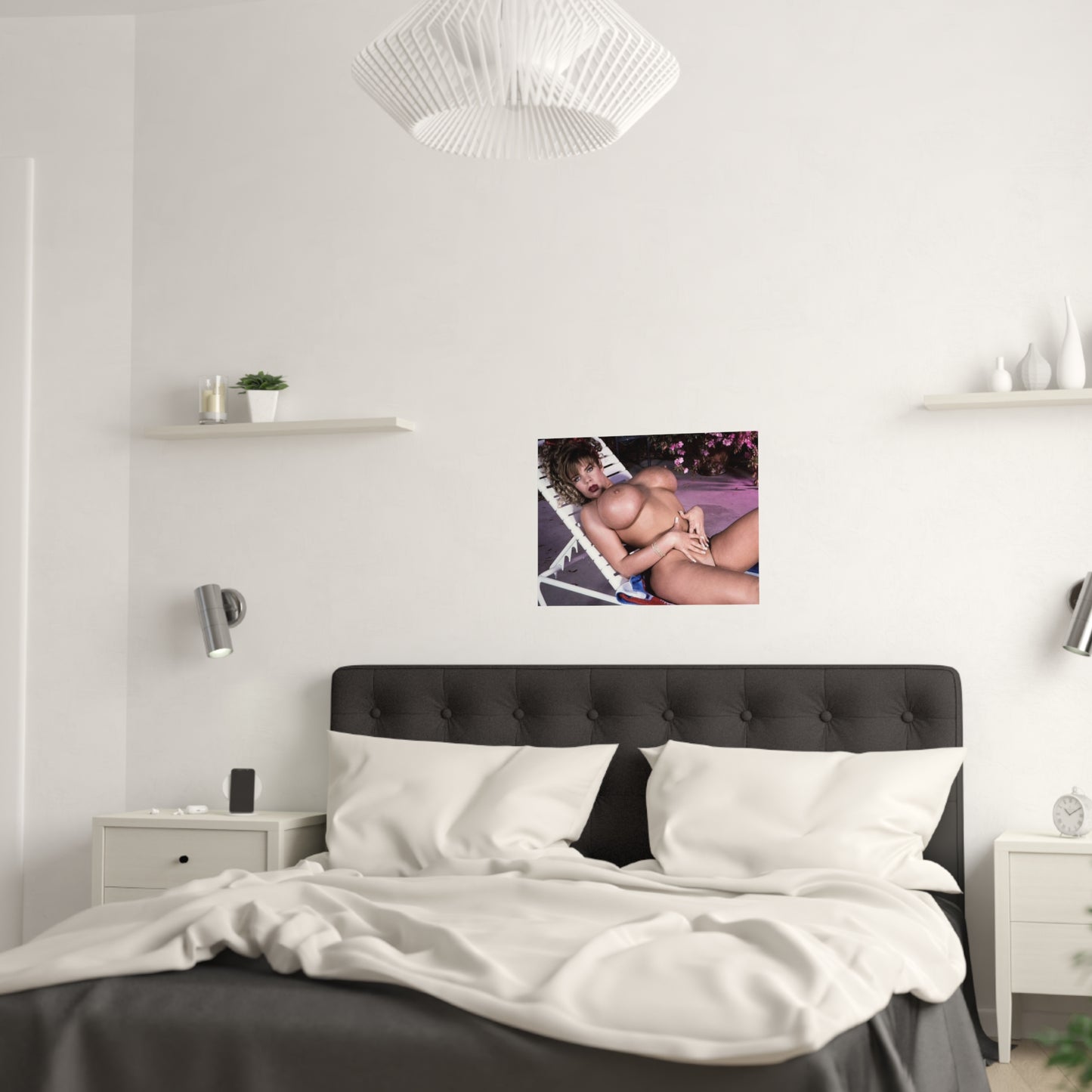 Satin Posters (210gsm) Busty Candy Cantaloupes Nude