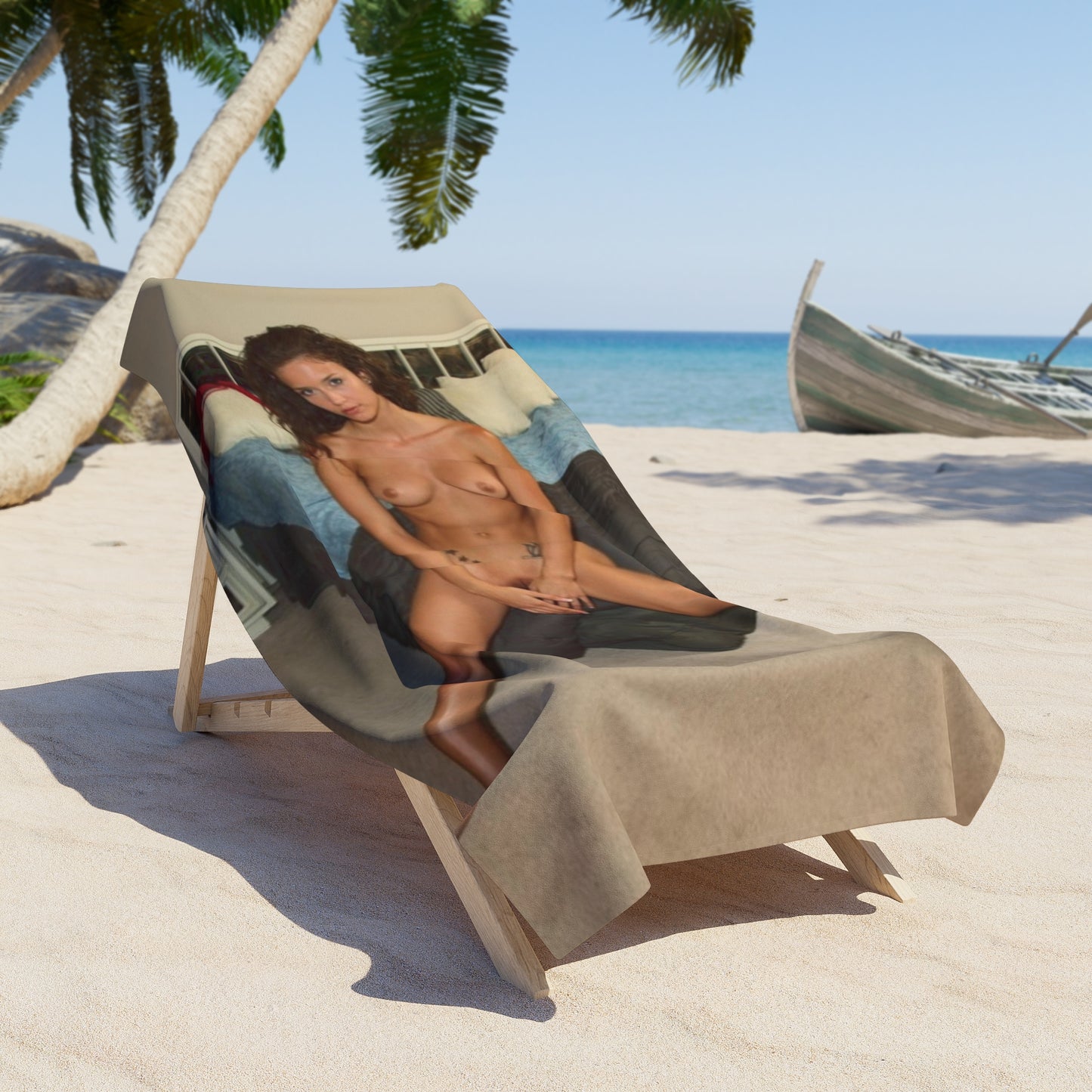 Beach Towel Malena Morgan Nude