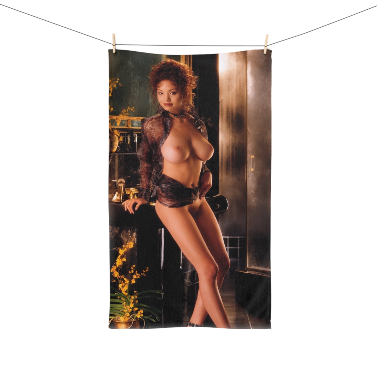 Hand Towel Playboy Playmate May 1997 Lynn Thomas