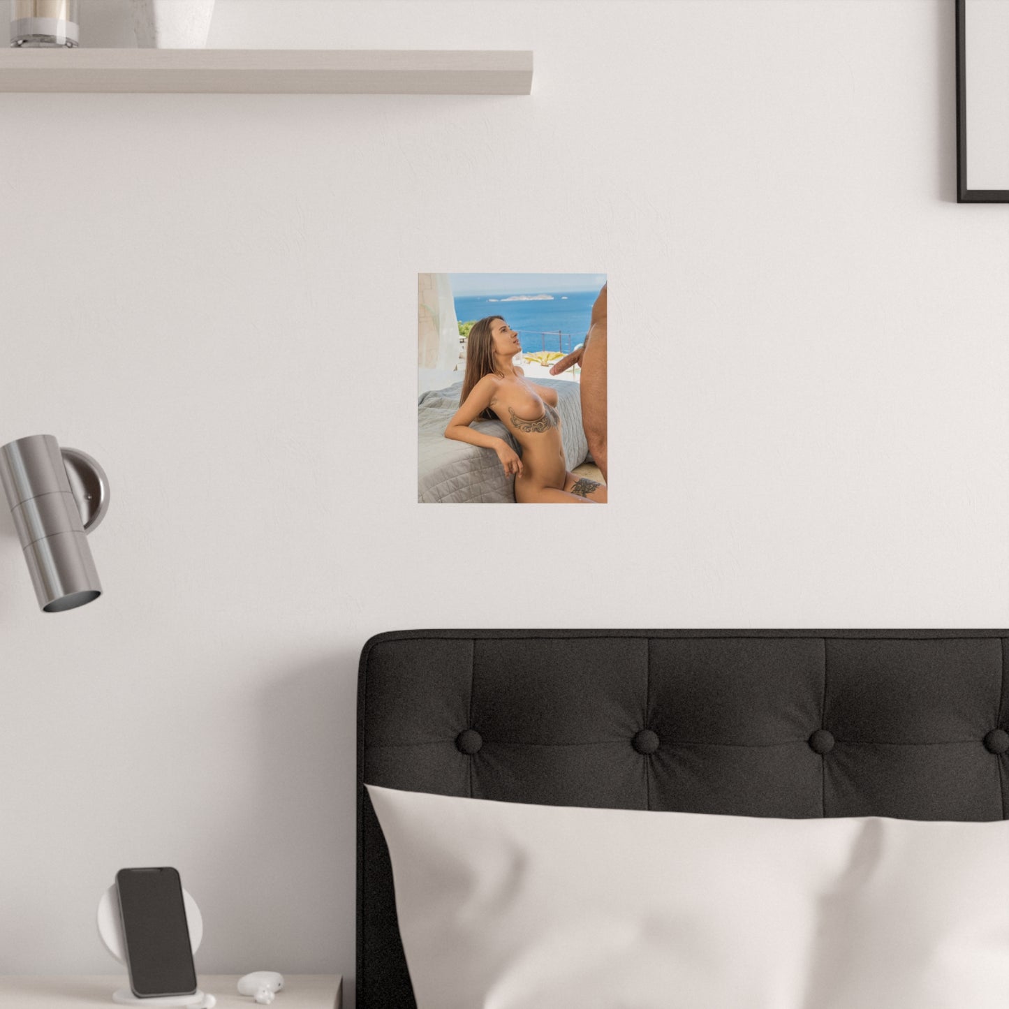 Satin Posters (210gsm) Natural Tits Liya Silver