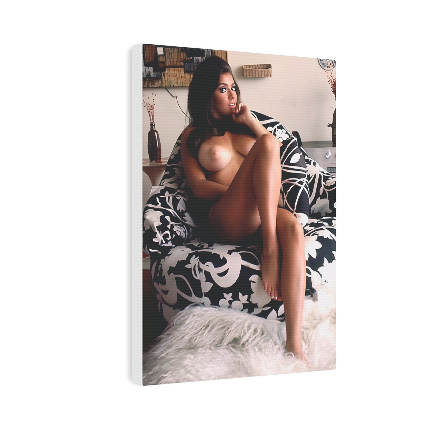 Canvas Photo Tile Playboy Playmate Cynthia Myers nude
