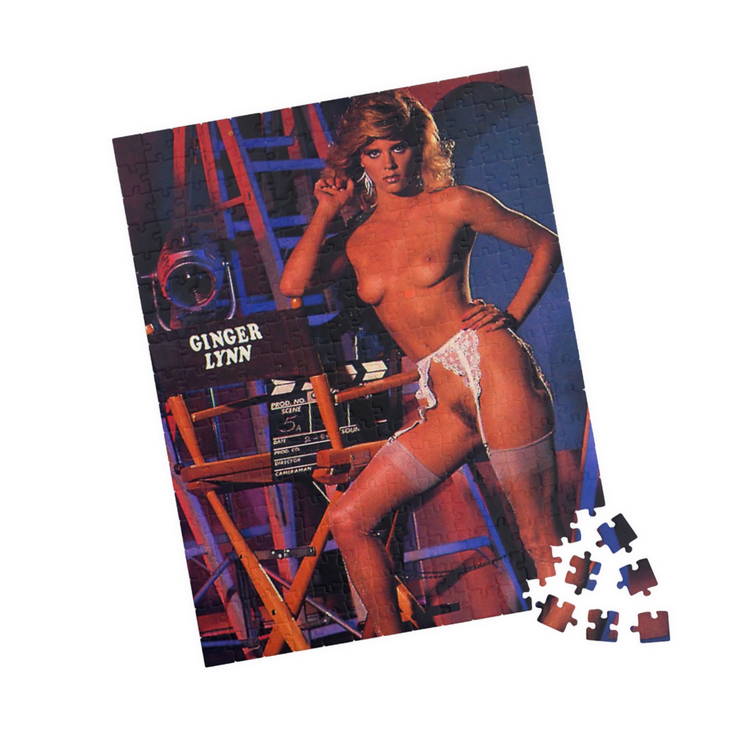 Puzzle (110, 252, 500, 1014-piece) Retro Porn Star Ginger Lynn Nude