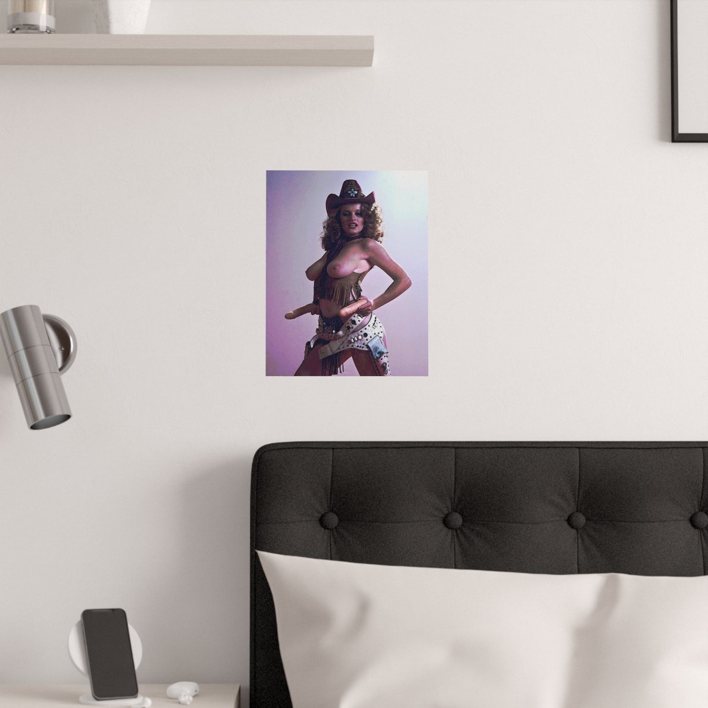 Satin Posters (210gsm) Retro Pornstar Lisa De Leeuw Nude