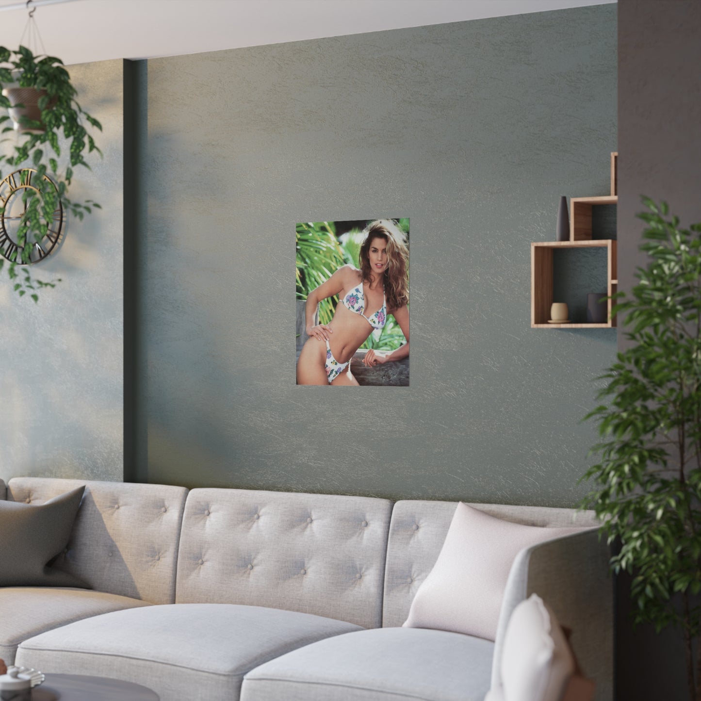 Satin Posters (210gsm) Cindy Crawford