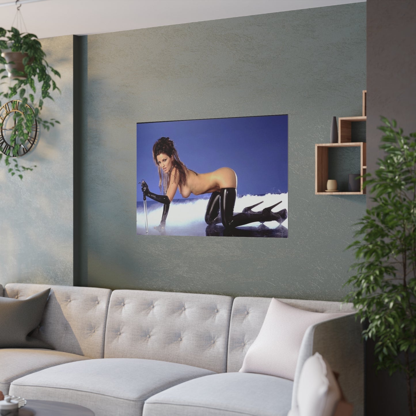 Satin Posters (210gsm) Retro Adult Star Janine Lindenmulder Nude