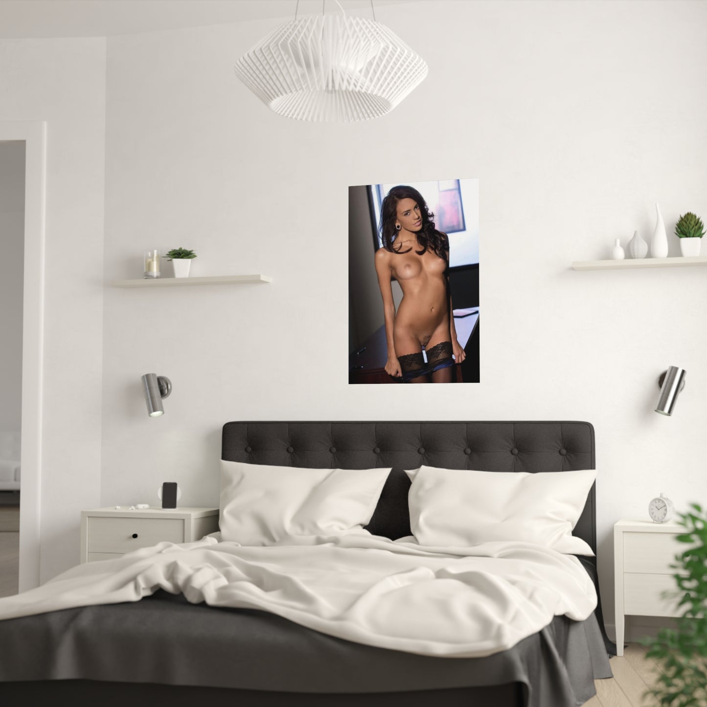 Satin Posters (210gsm) Pornstar Janice Griffith Nude