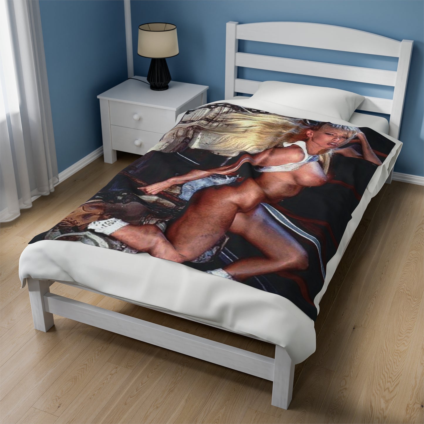 Velveteen Plush Blanket Pornstar Jenna Jameson Nude