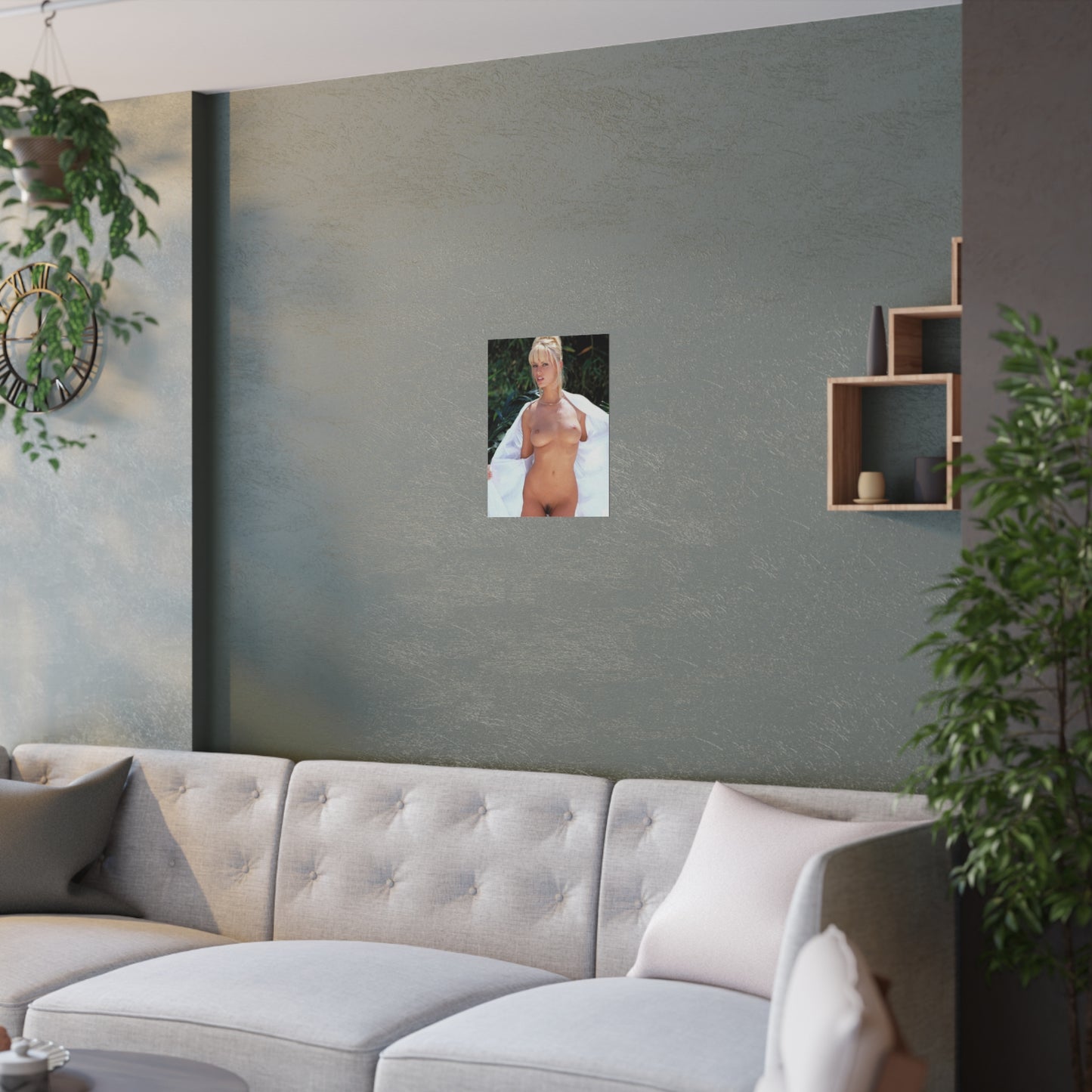 Satin Posters (210gsm) Retro Pornstar Anita Blond
