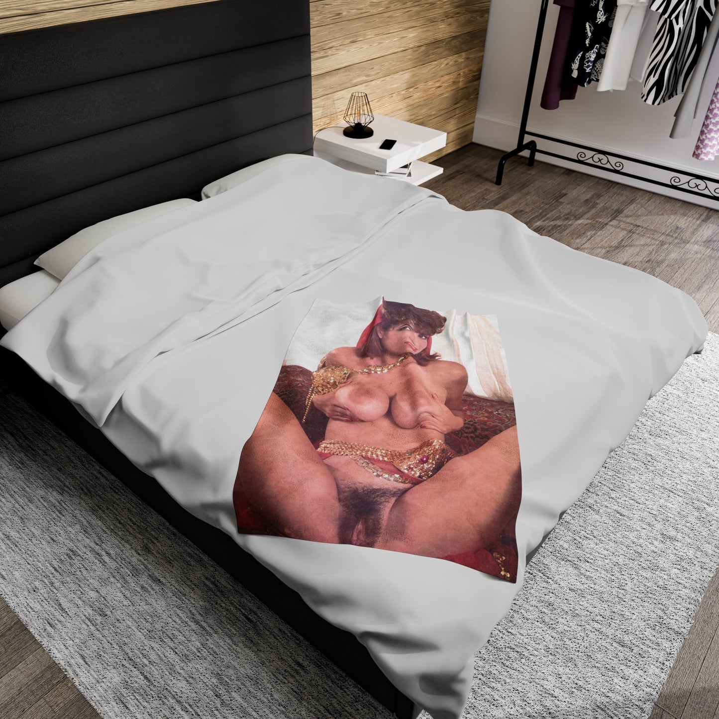 Velveteen Plush Blanket Christy Canyon