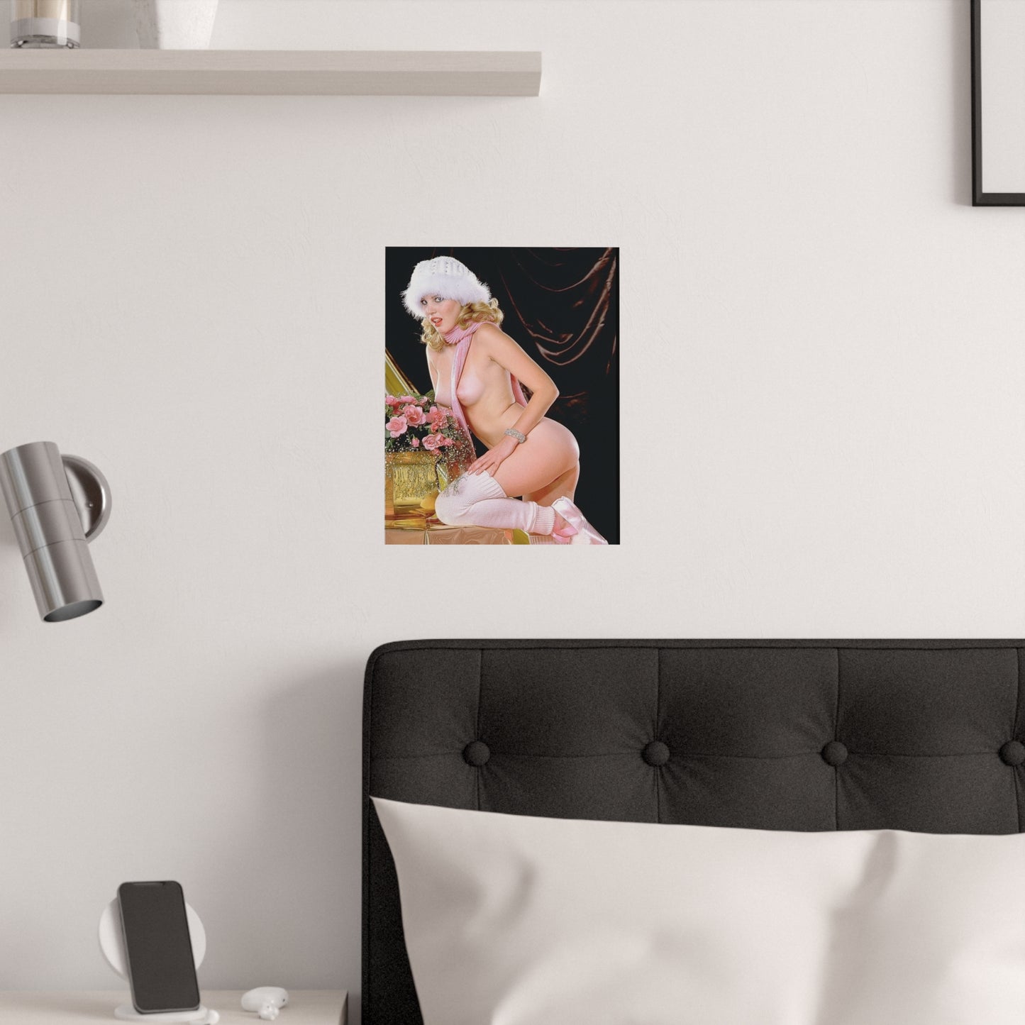Satin Posters (210gsm) Retro Pornstar Shauna Grant Nude
