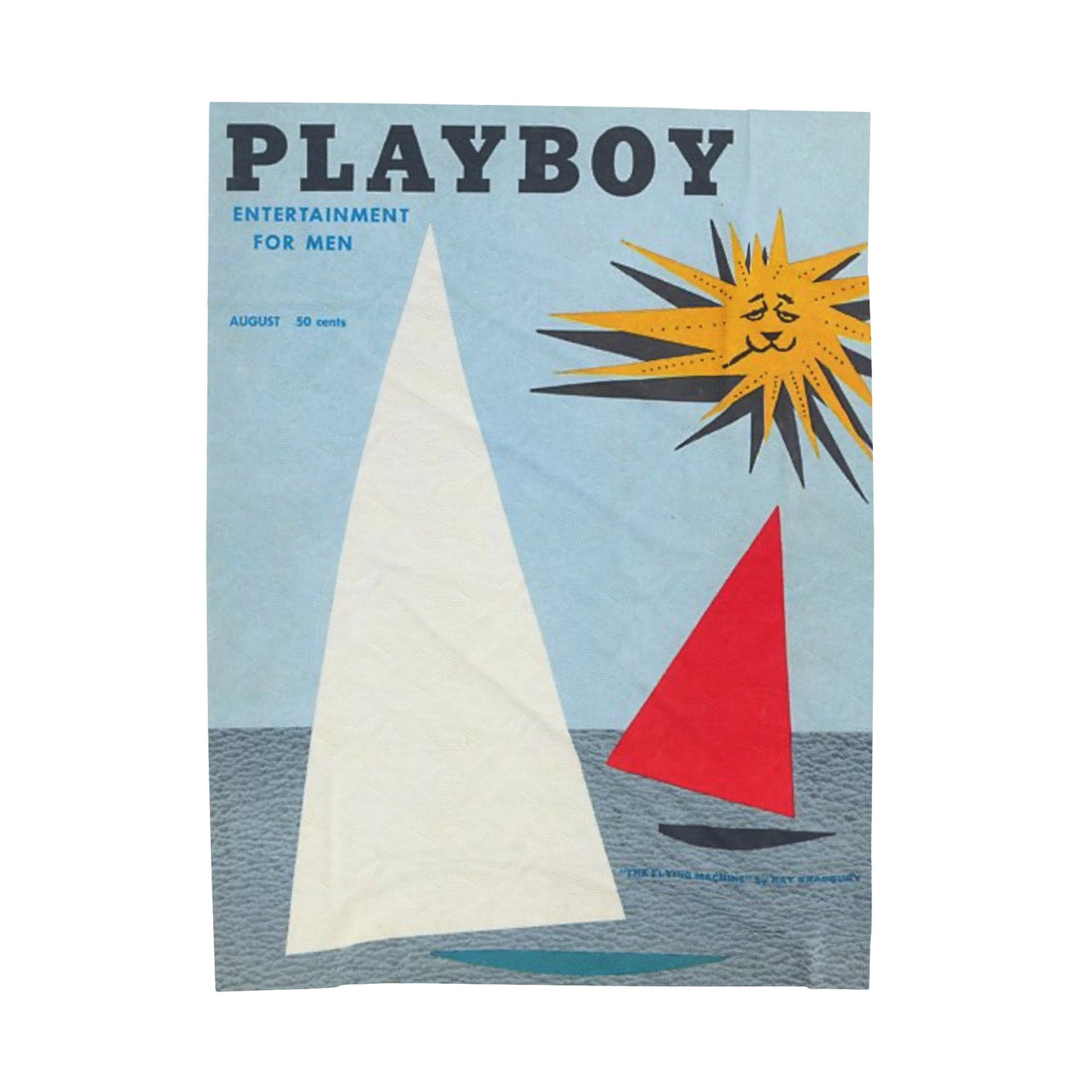 Velveteen Plush Blanket Magazine Cover August 1954