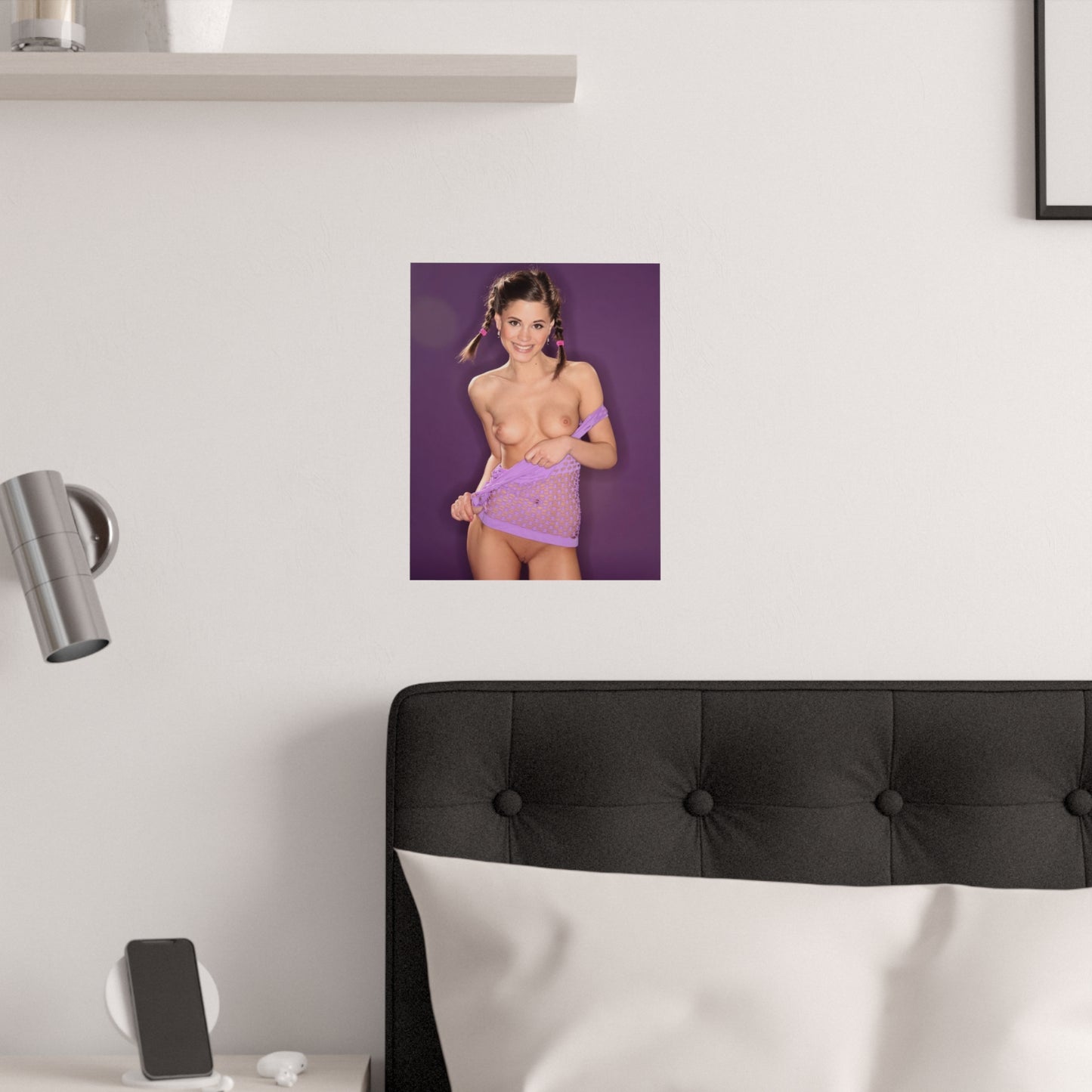 Satin Posters (210gsm) Cute Nude Pigtails