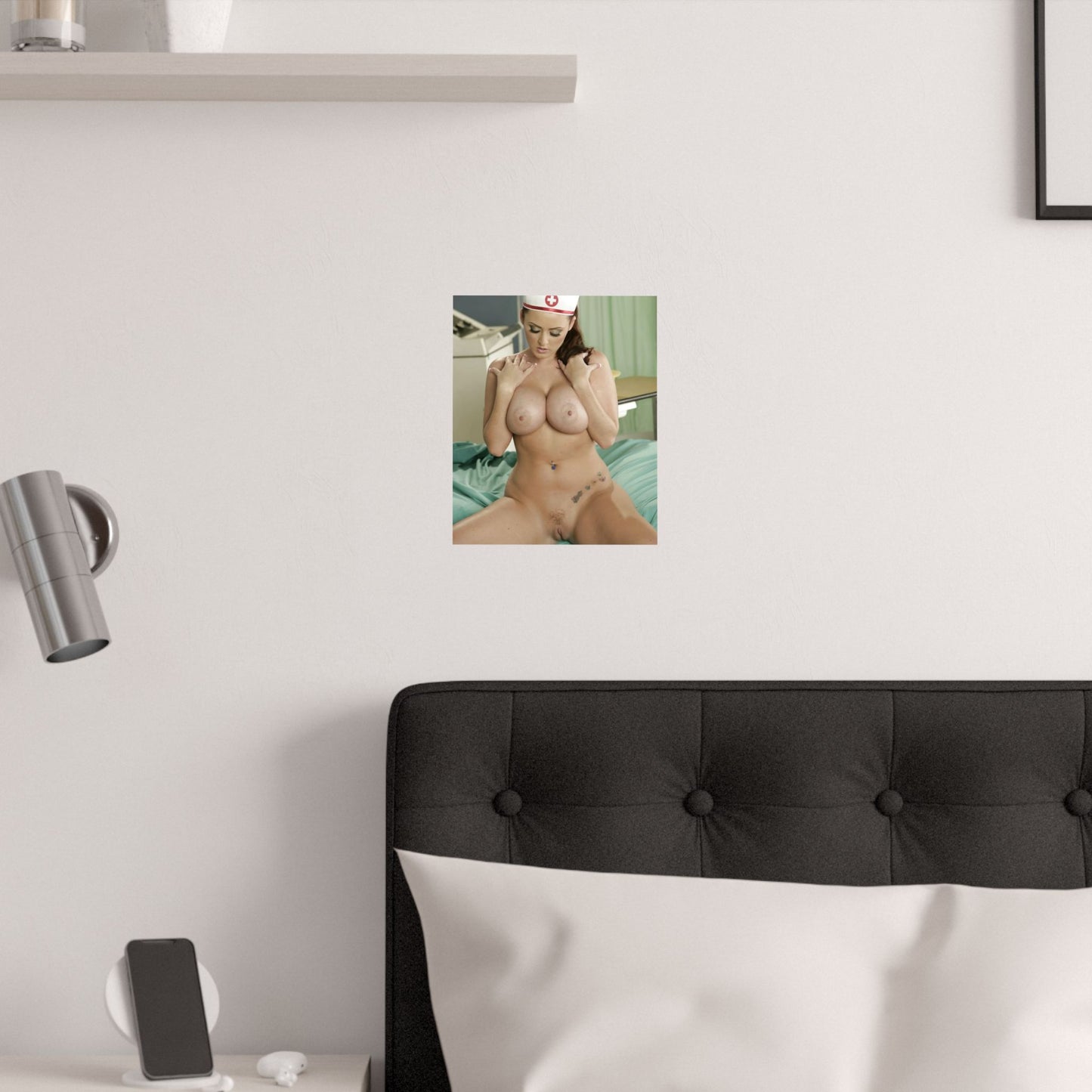 Satin Posters (210gsm) Nurse Sophie Dee Nude