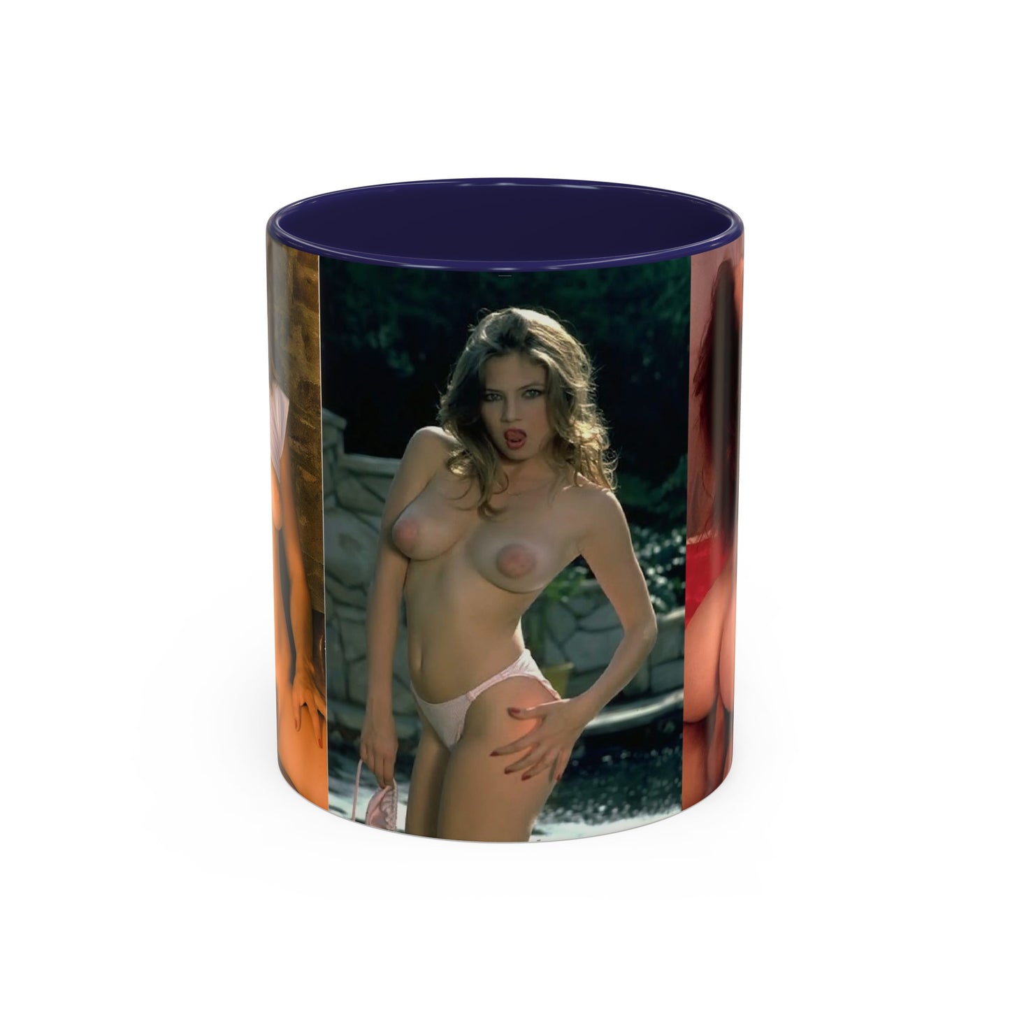 Accent Coffee Mug (11, 15oz) Traci Lords Nude Naked Retro Fuck Sex